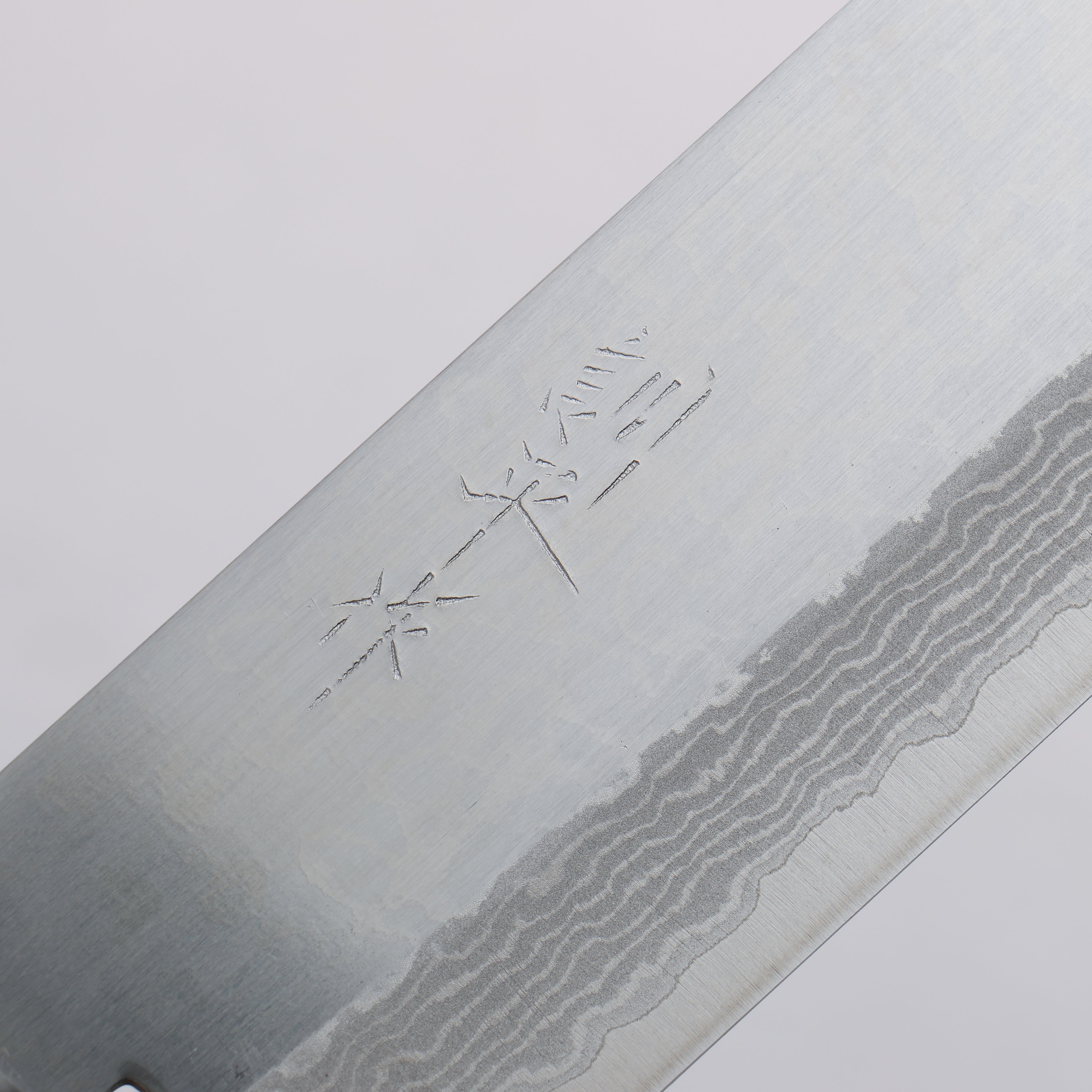 Kunihira Sairyu VG10 Damascus Migaki Usuba 165mm Mahogany Pakkawood Handle - Seisuke Knife
