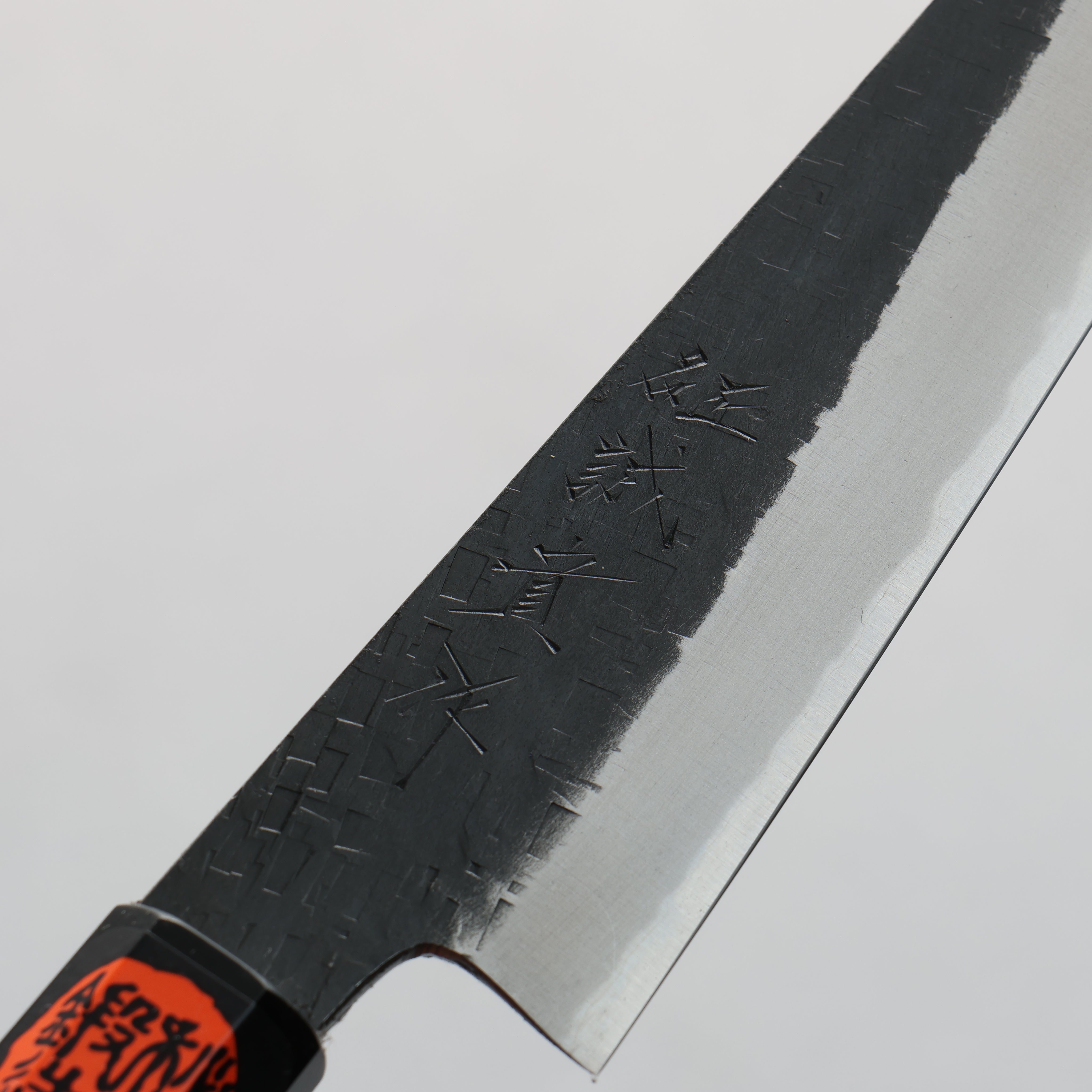 Shigeki Tanaka TEKKA Blue Steel No.2 Kurouchi Square-Hammered Kiritsuke Petty-Utility 150mm Walnut Handle - Seisuke Knife