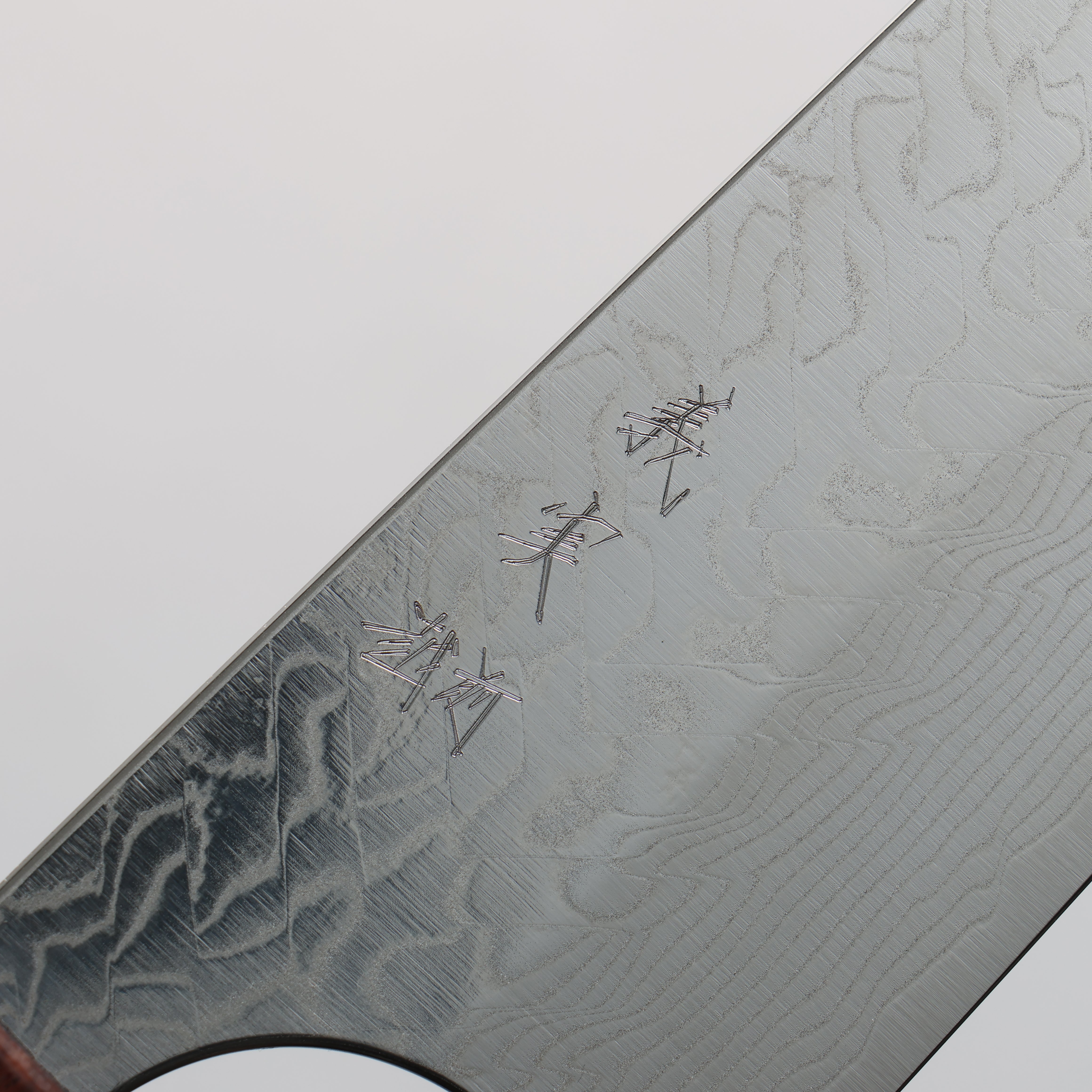 Yoshimi Kato SG2 Damascus Migaki Finished Bunka 170mm Rosewood (White Turquoise Ring) Handle - Seisuke Knife