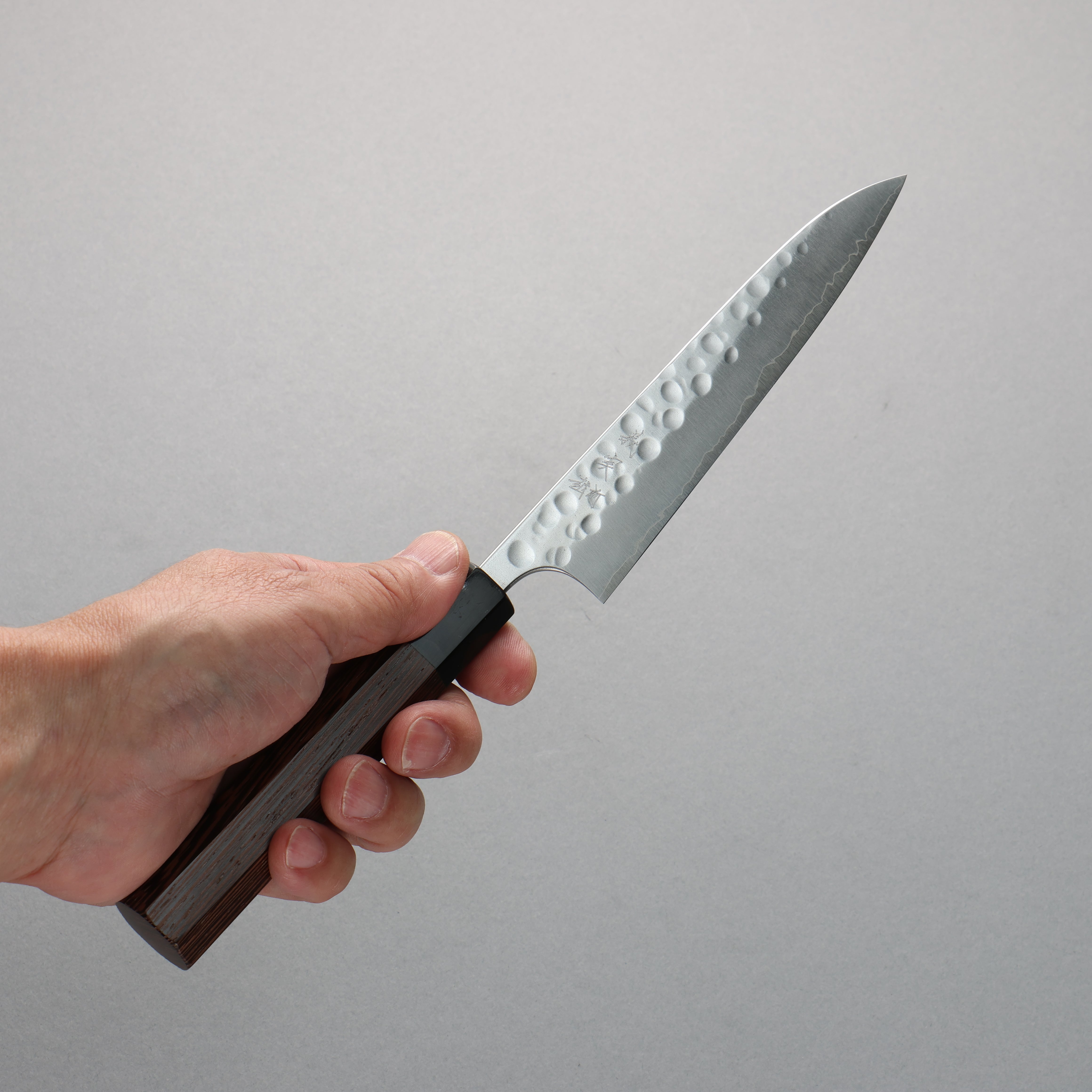 Yoshimi Kato SG2 Hammered(Maru) Petty-Utility 150mm Wenge Handle - Seisuke Knife