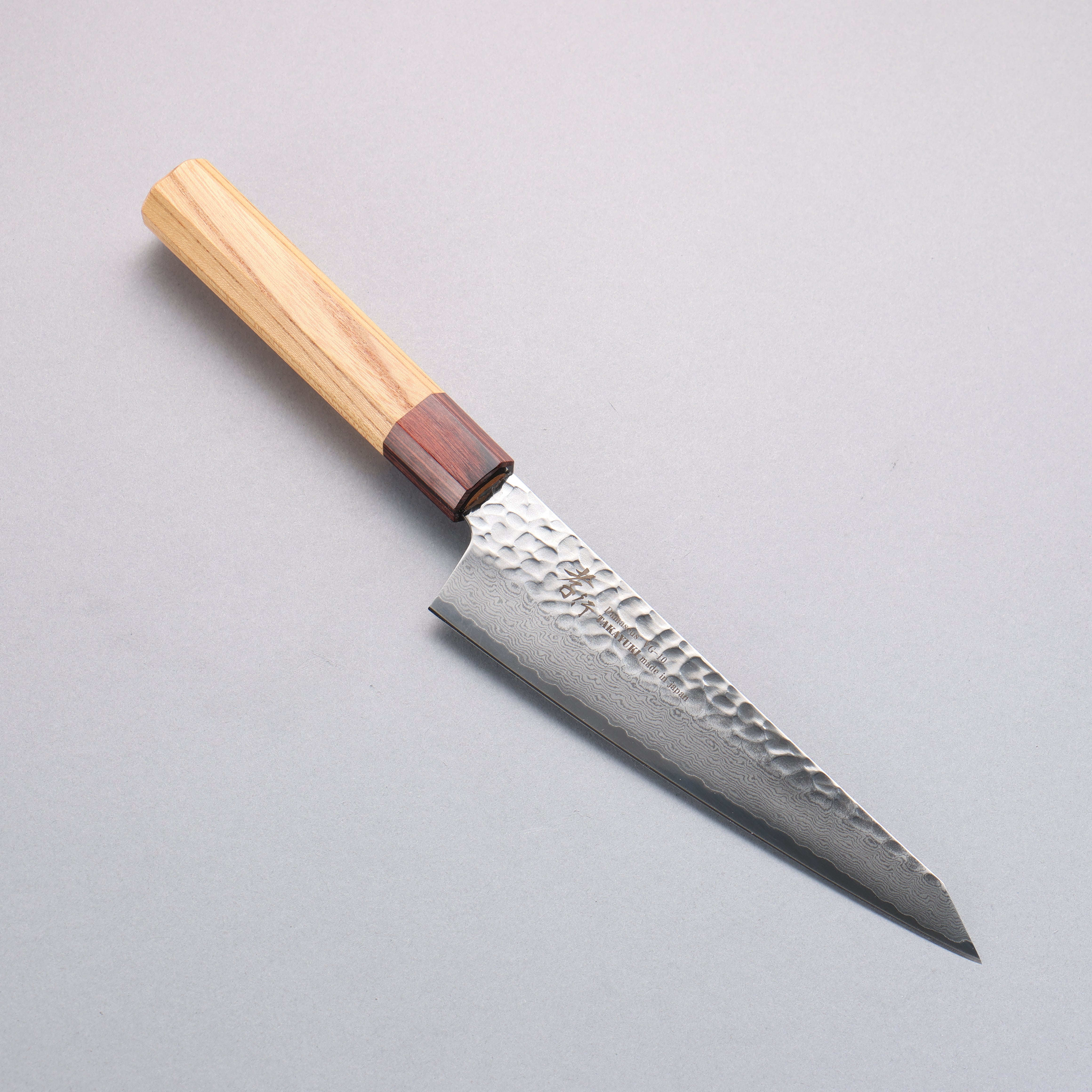 Sakai Takayuki VG10 33 Layer Damascus Sabaki 180mm Keyaki Elm Handle - Seisuke Knife