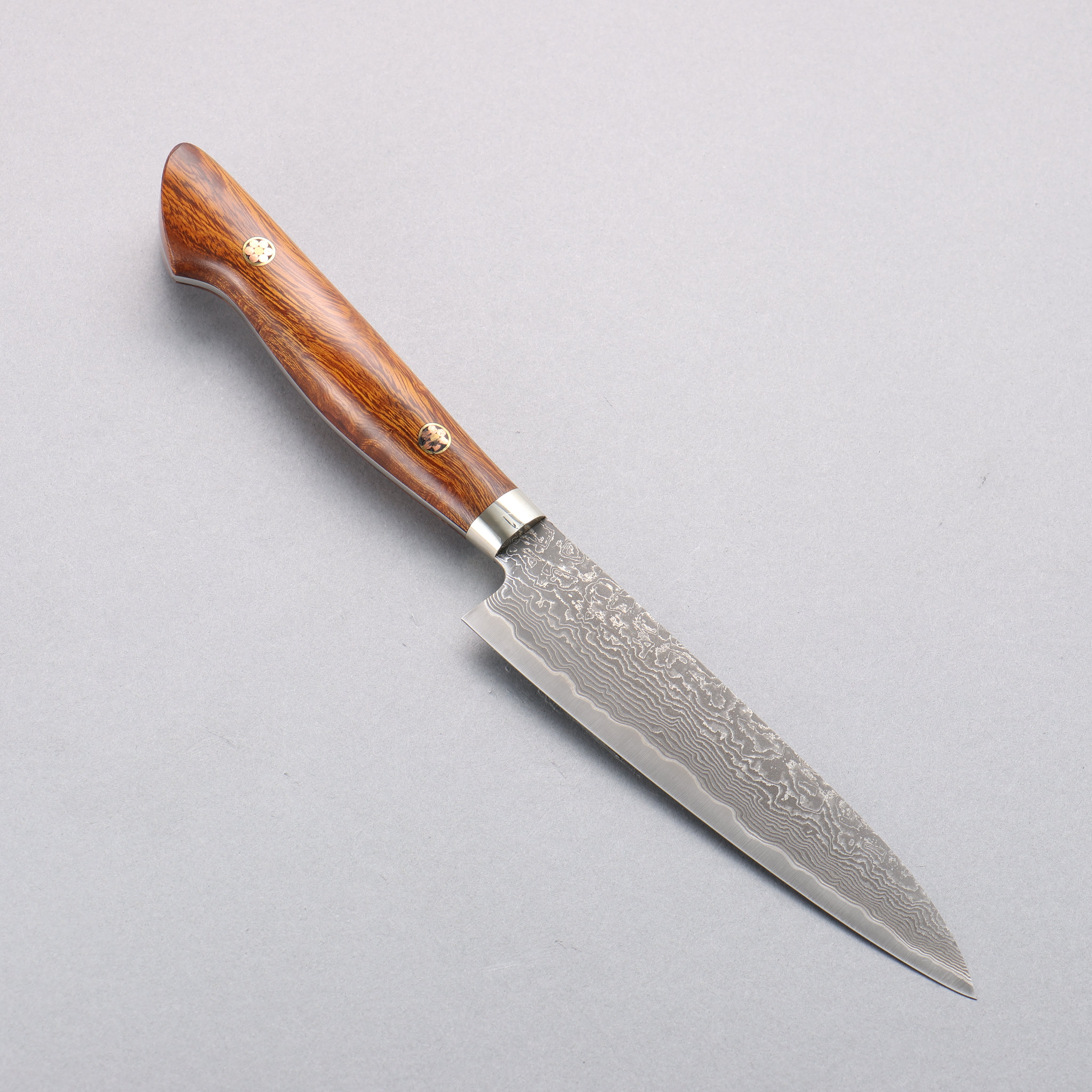 Shigeki Tanaka SG2 Damascus Petty-Utility 135mm Ironwood Handle - Seisuke Knife