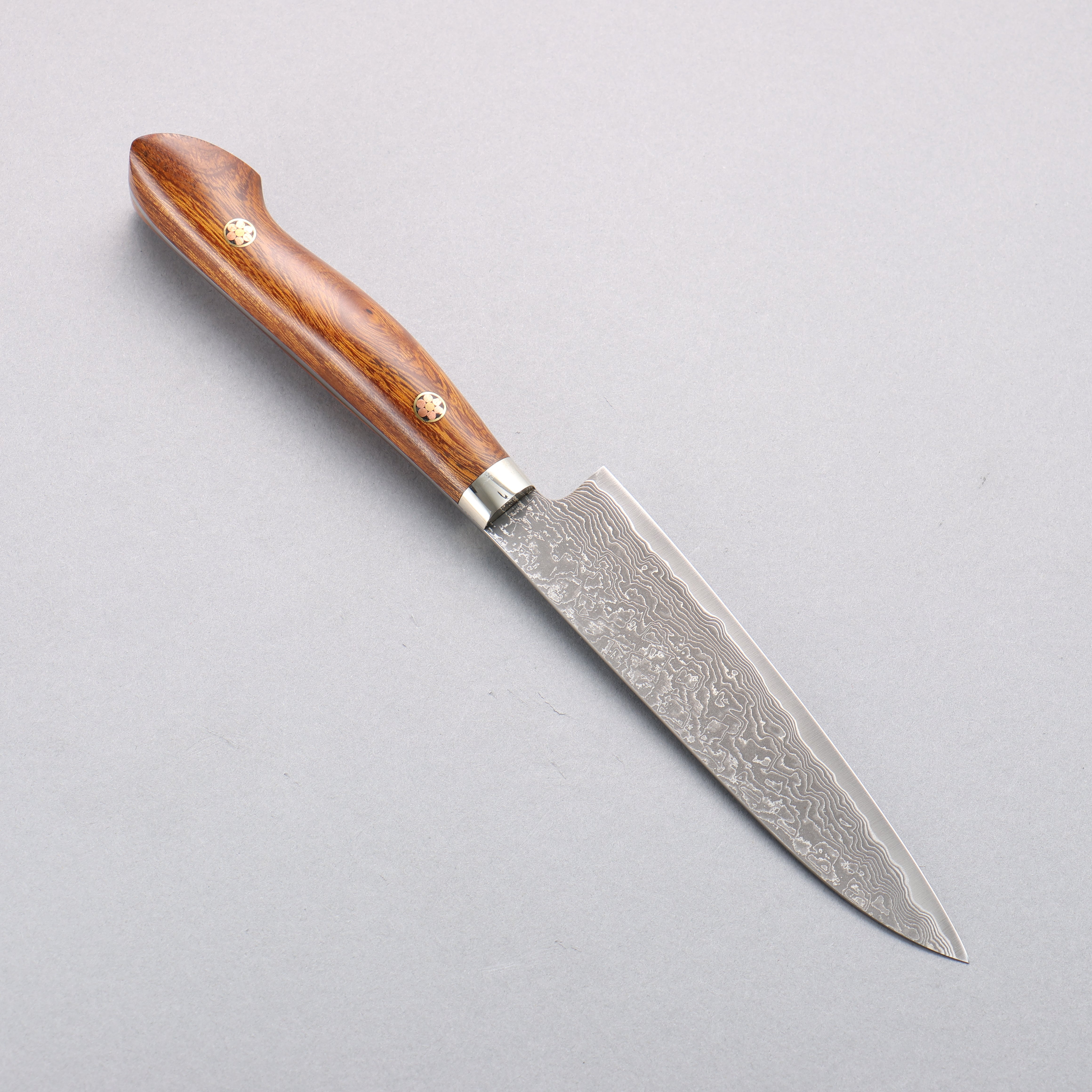 Shigeki Tanaka SG2 Damascus Petty-Utility 135mm Ironwood Handle - Seisuke Knife