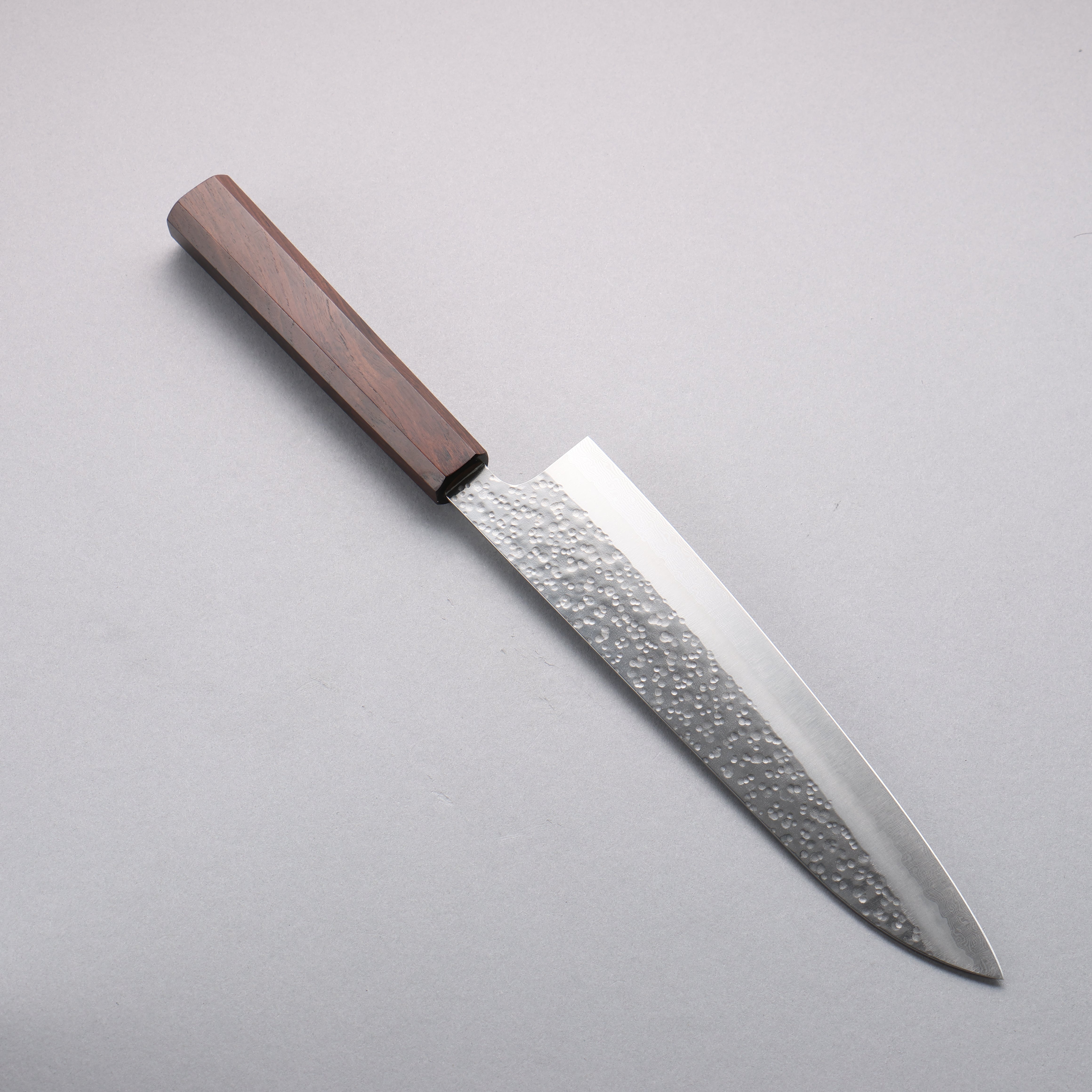 Makoto Kurosaki Coreless Hammered Gyuto 210mm Ebony Wood Handle VG2/VG10 - Seisuke Knife