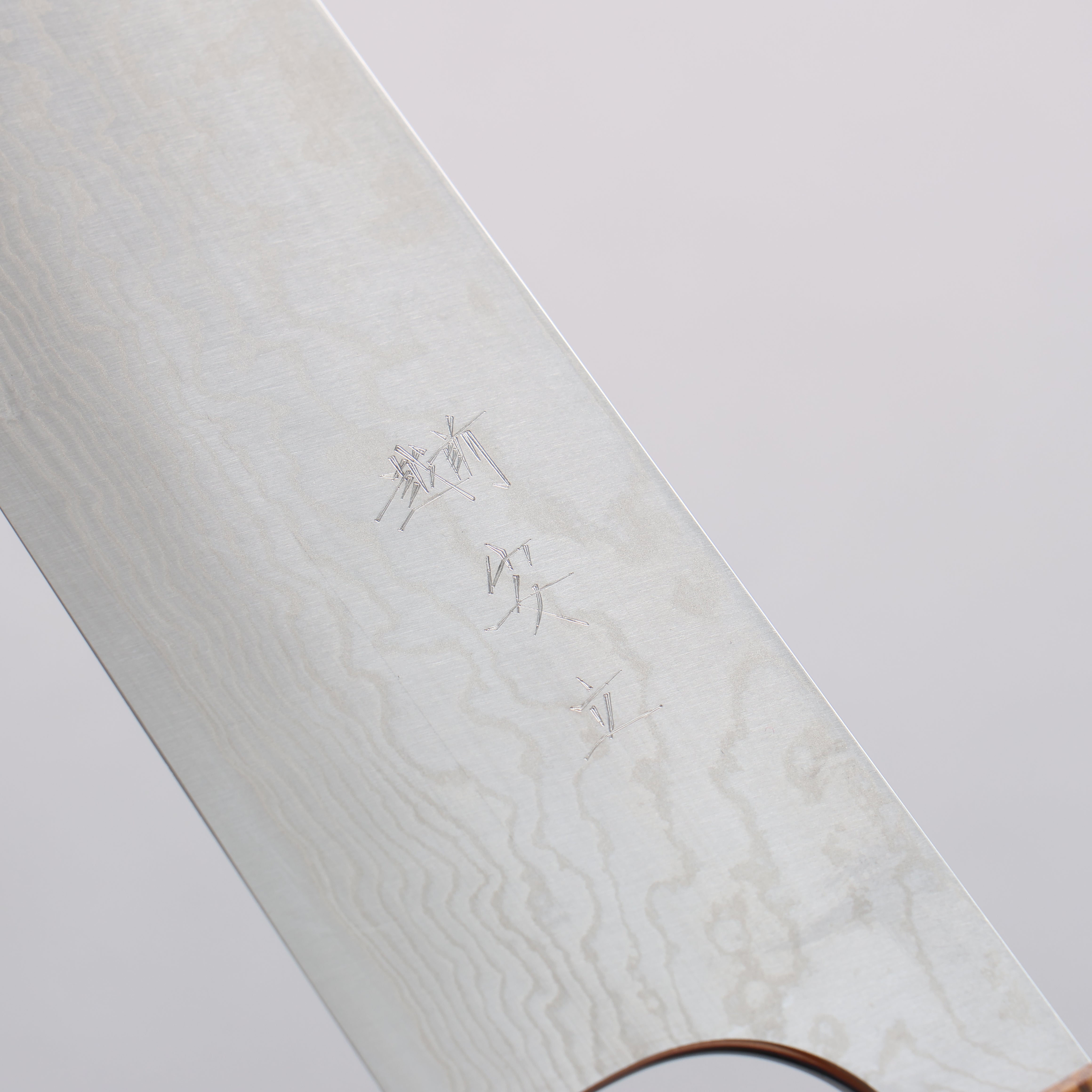 Anryu VG10 Migaki Finished Damascus Sujihiki 300mm Oak Handle - Seisuke Knife