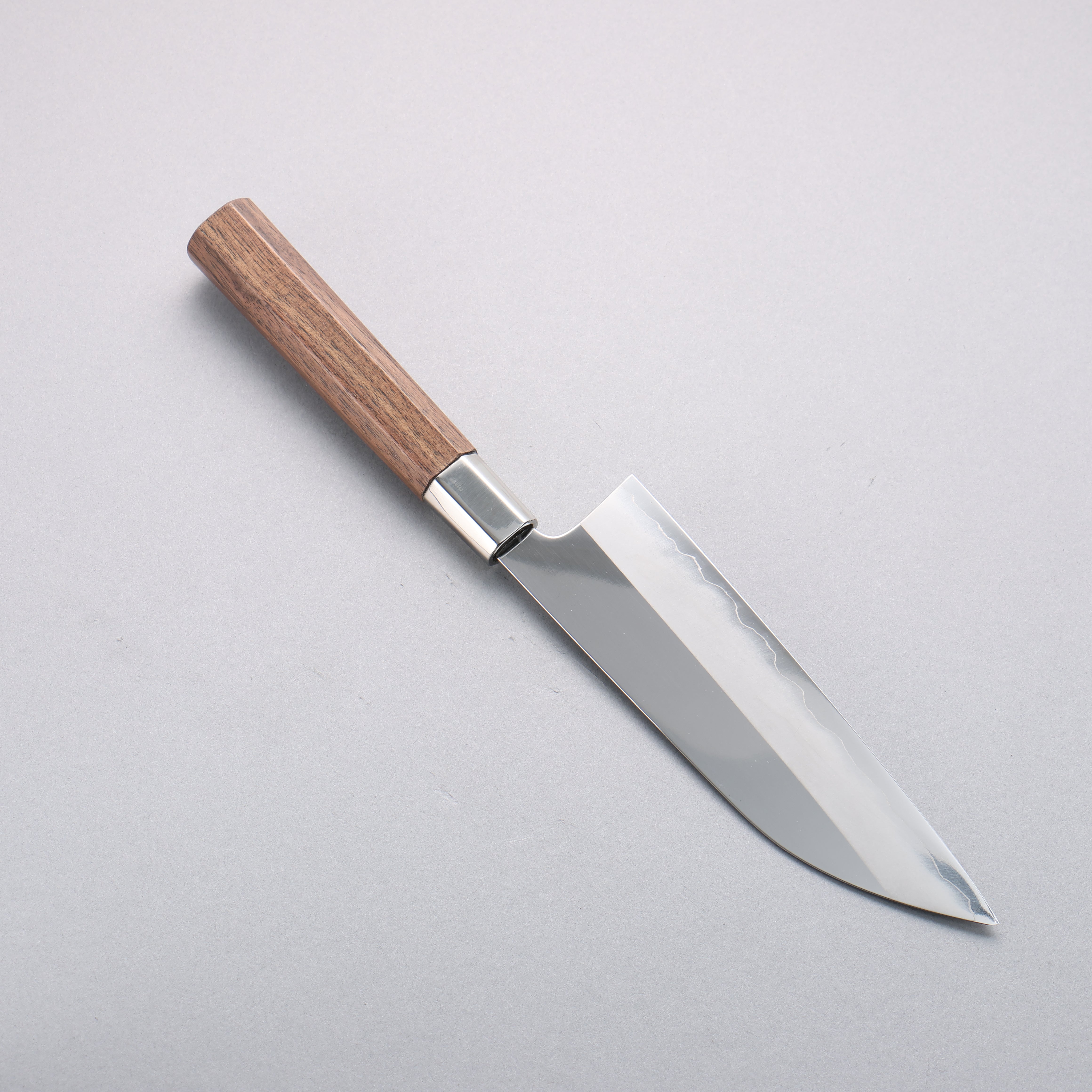Kurotori Silver Steel No.3 Migaki Finished Funayuki 165mm Walnut Handle - Seisuke Knife