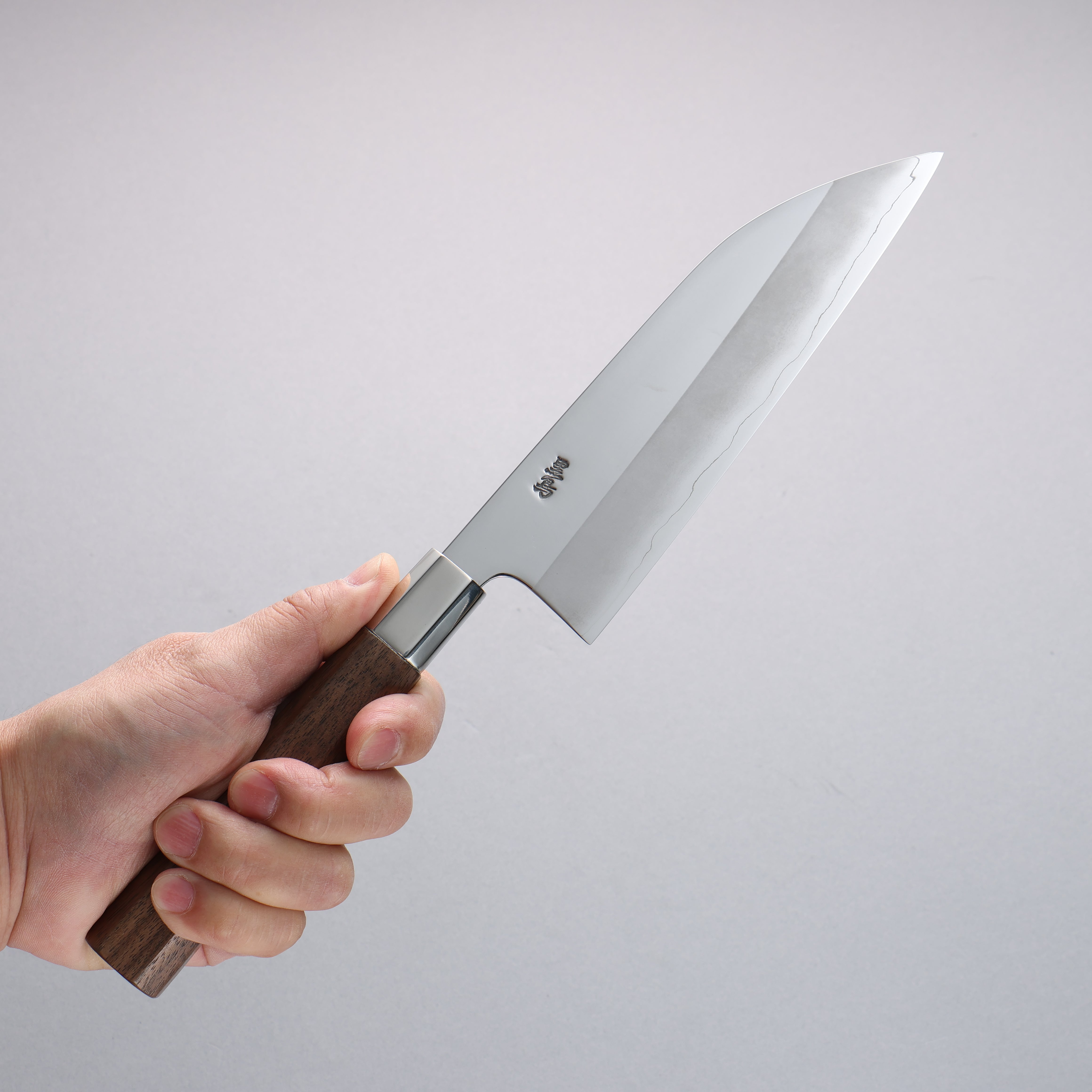 Kurotori Silver Steel No.3 Migaki Finished Funayuki 165mm Walnut Handle - Seisuke Knife