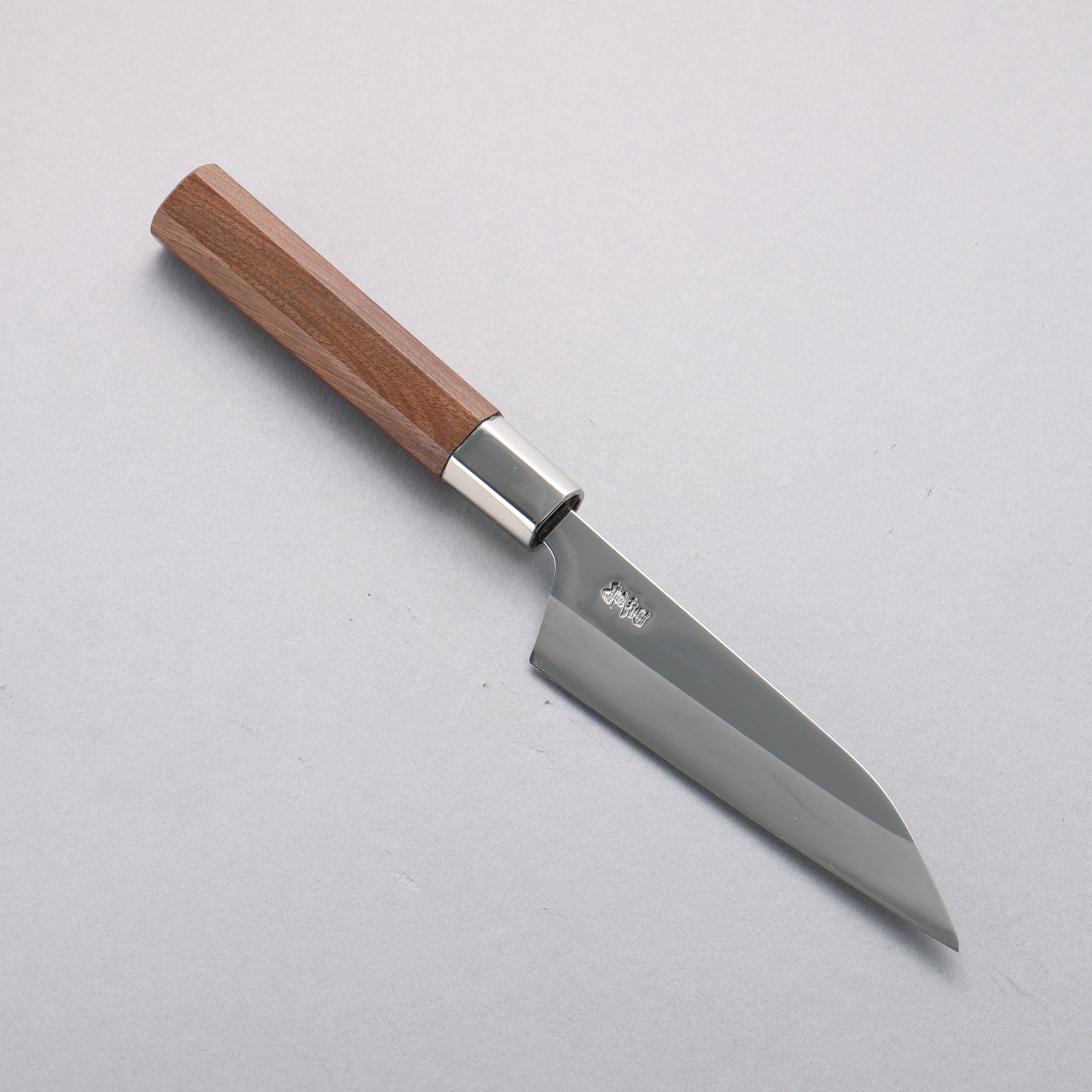 Kurotori Silver Steel No.3 Migaki Finished Petty-Utility 120mm Walnut Handle - Seisuke Knife