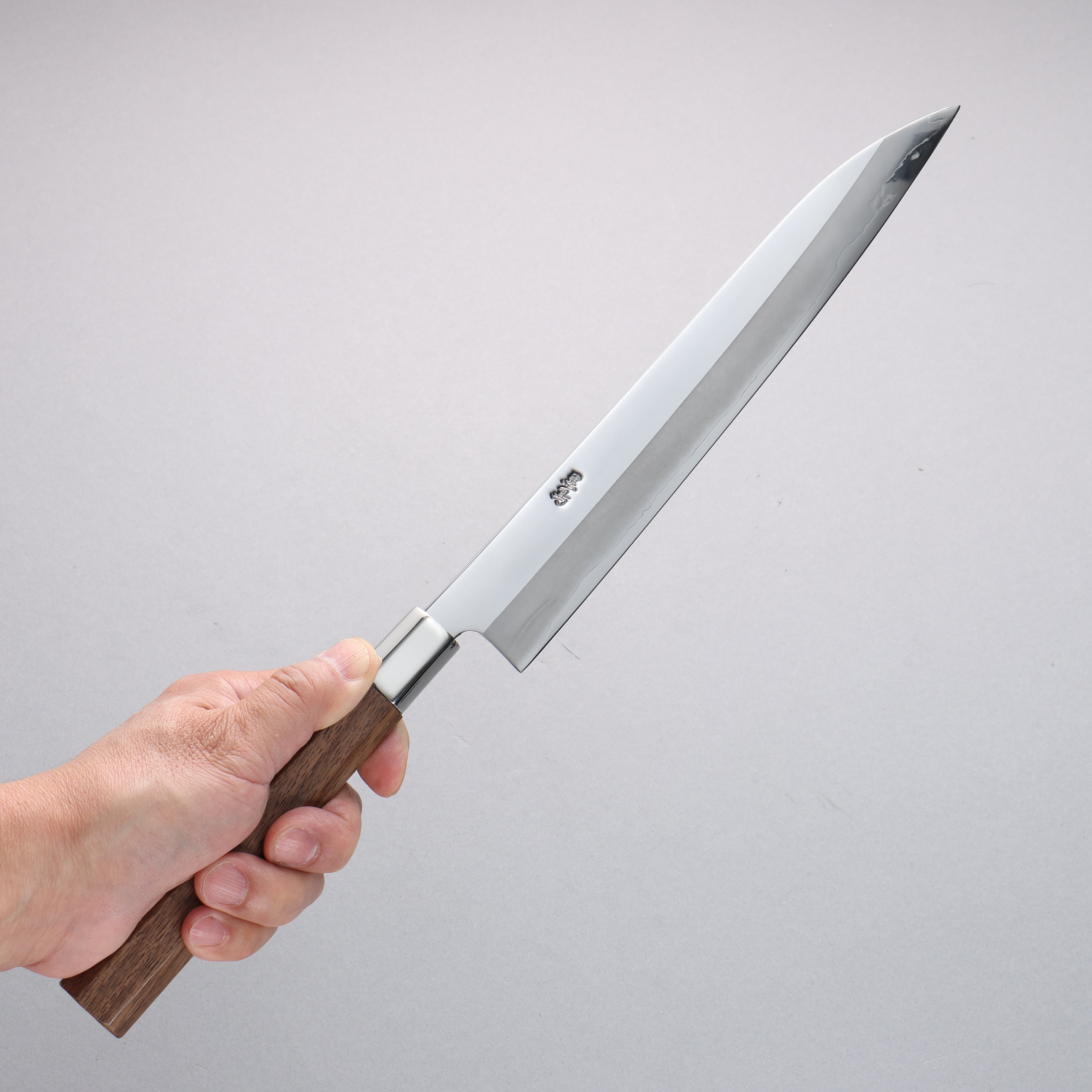Kurotori Silver Steel No.3 Migaki Finished Sujihiki 240mm Walnut Handle - Seisuke Knife