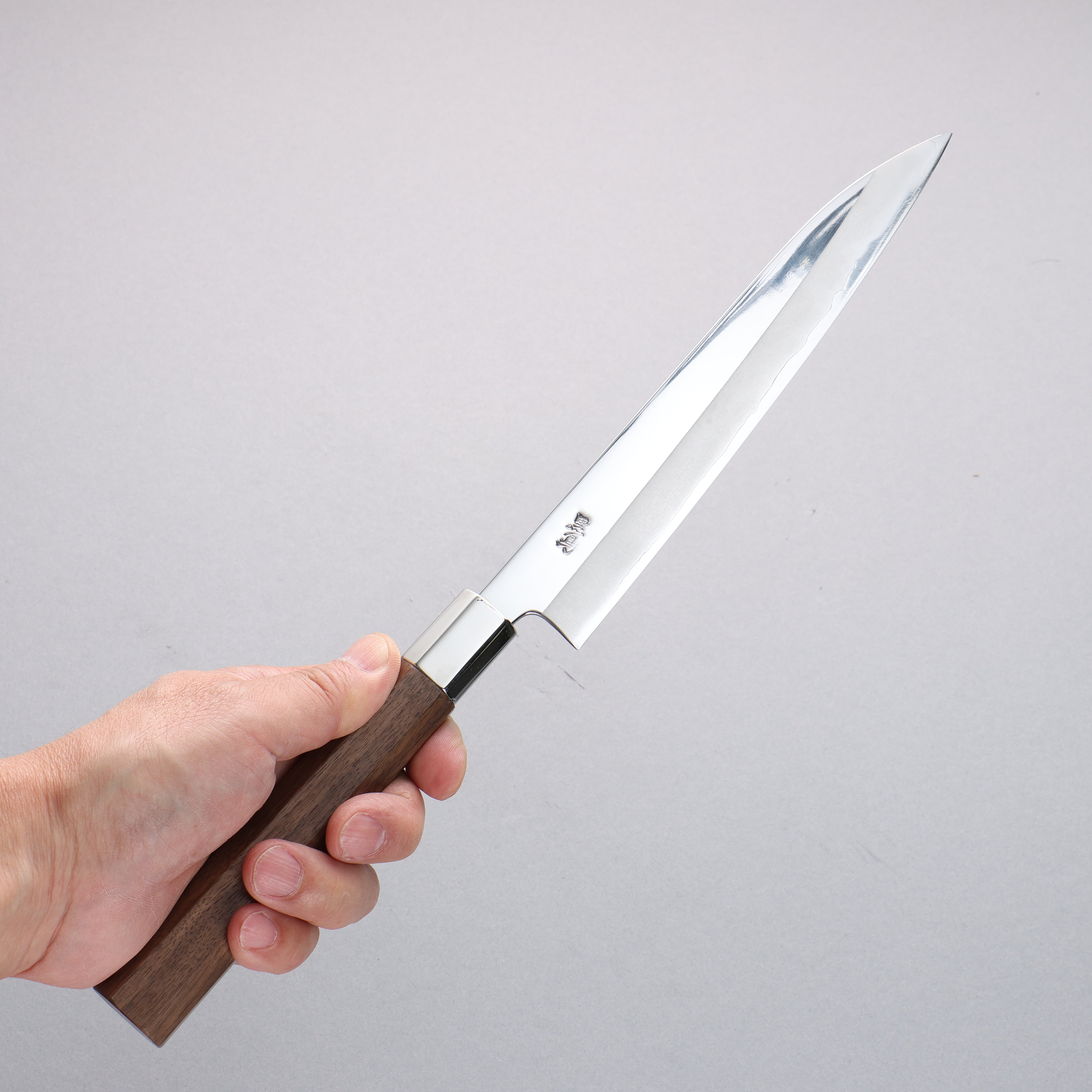 Kurotori Silver Steel No.3 Migaki Finished Sujihiki 195mm Walnut Handle - Seisuke Knife