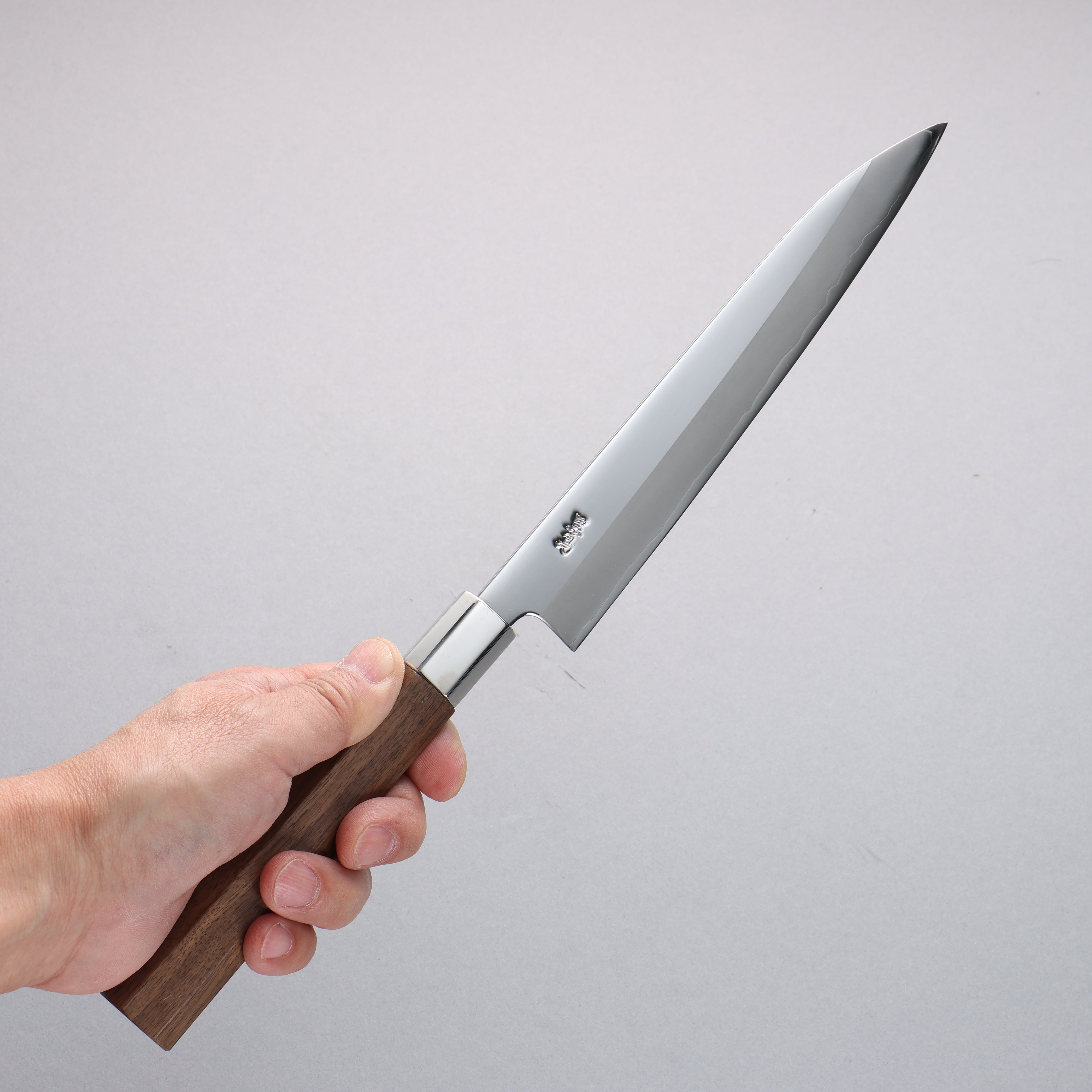 Kurotori Silver Steel No.3 Migaki Finished Sujihiki 195mm Walnut Handle - Seisuke Knife