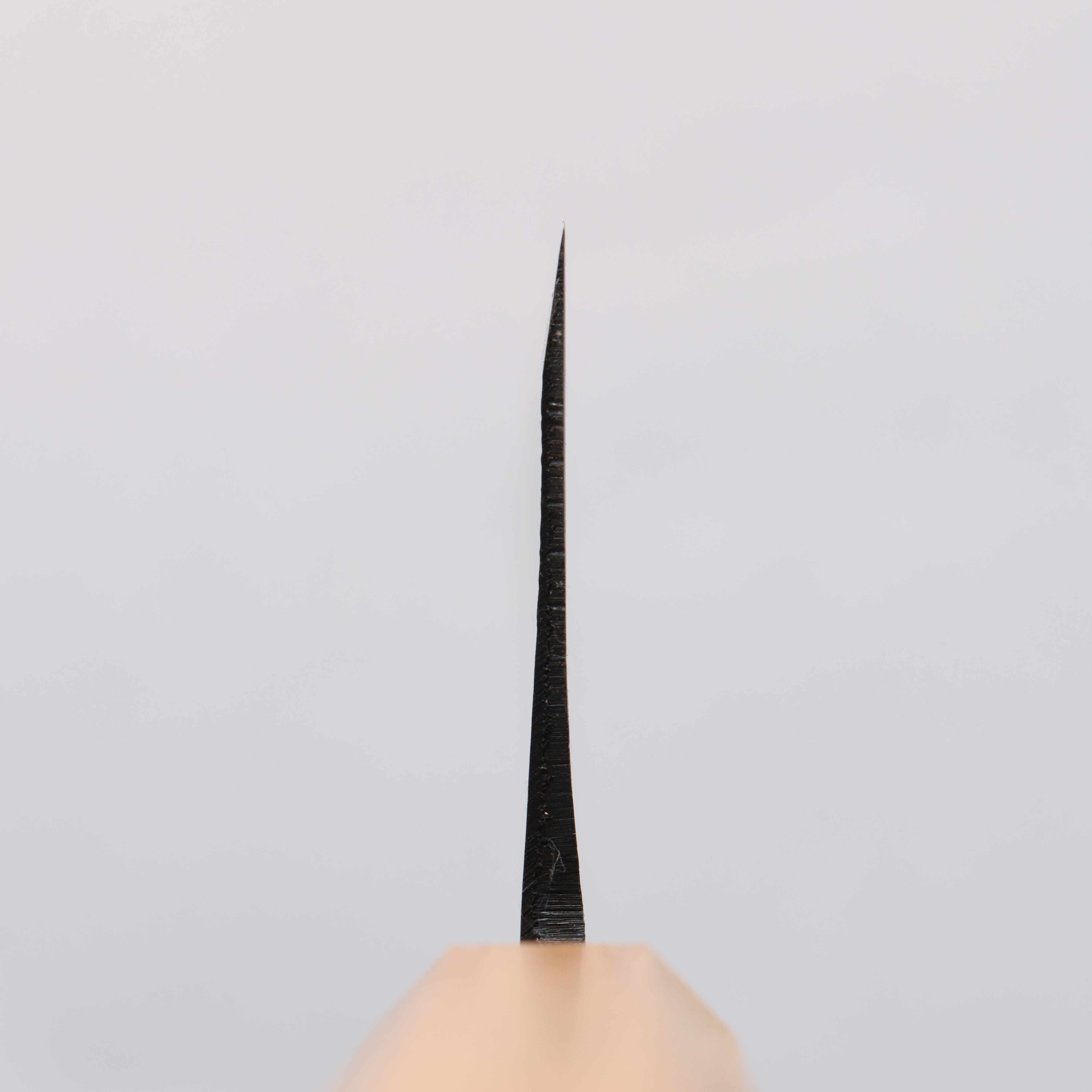 Nakaniida White Steel No.2 Kurouchi Nakiri 180mm Oak Handle - Seisuke Knife