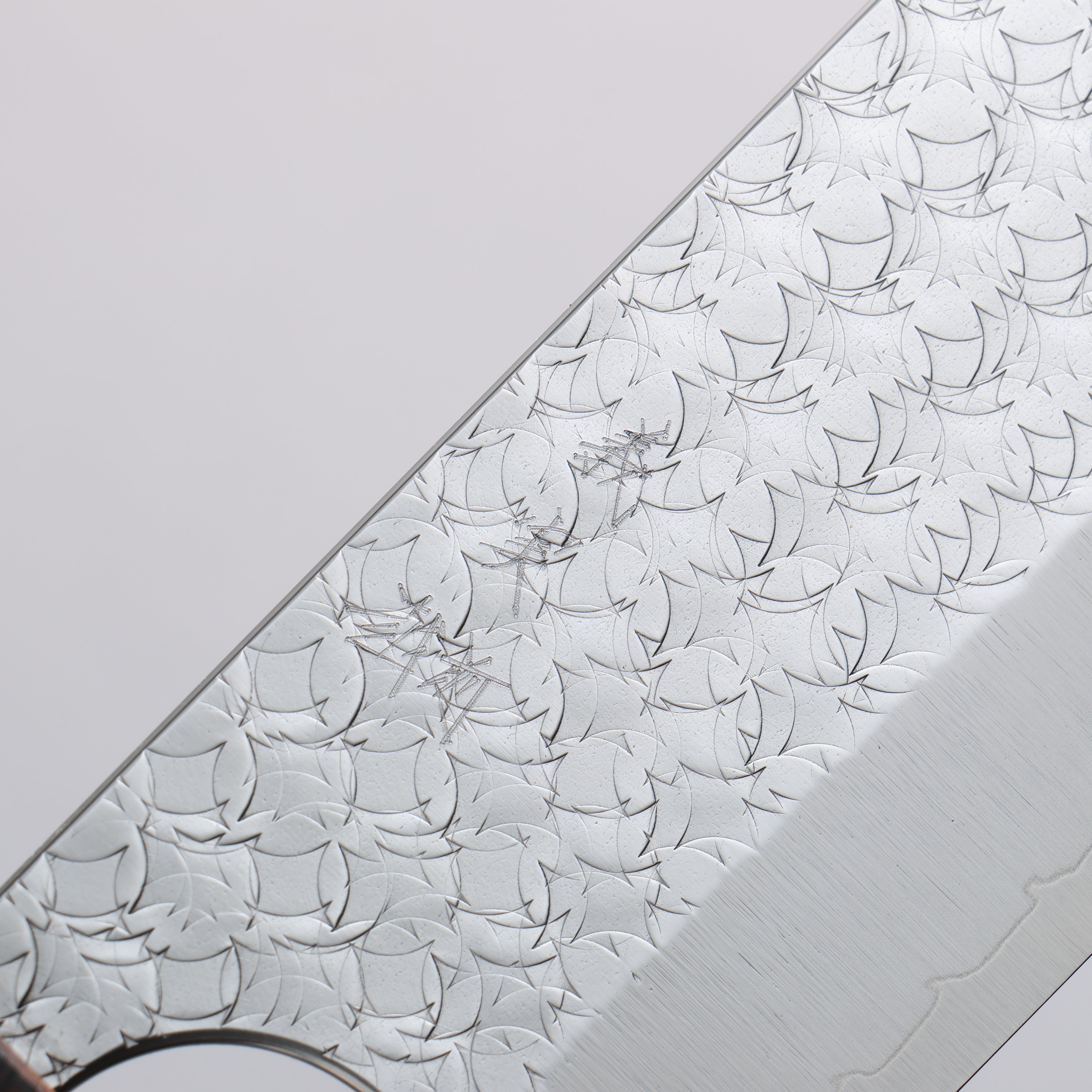 Yoshimi Kato Minamo SG2 Hammered Nakiri 165mm Burnt Oak (Lacquered) Handle - Seisuke Knife