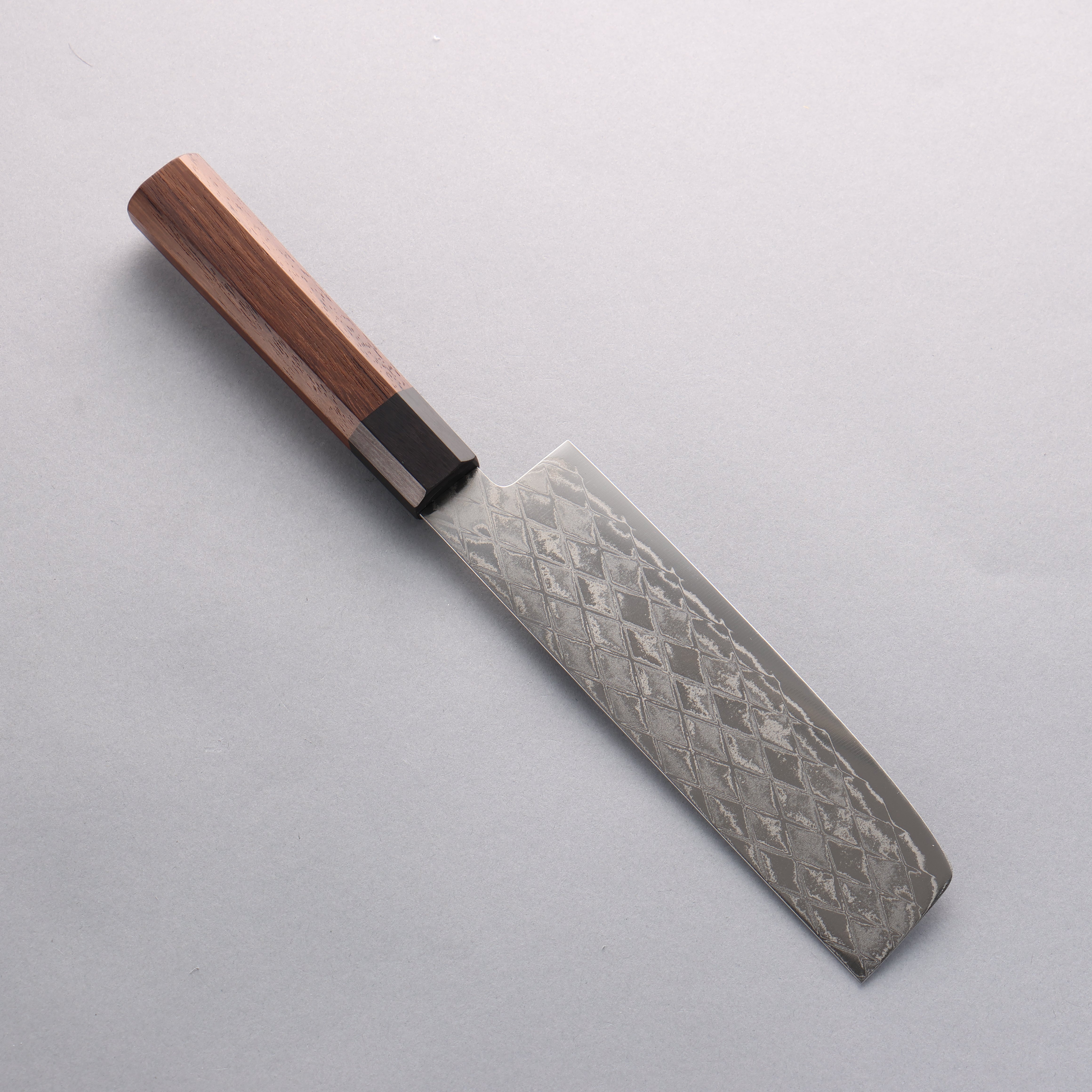 Seisuke AUS10 Mirror Crossed Usuba 160mm Shitan & Black Pakkawood Handle - Seisuke Knife