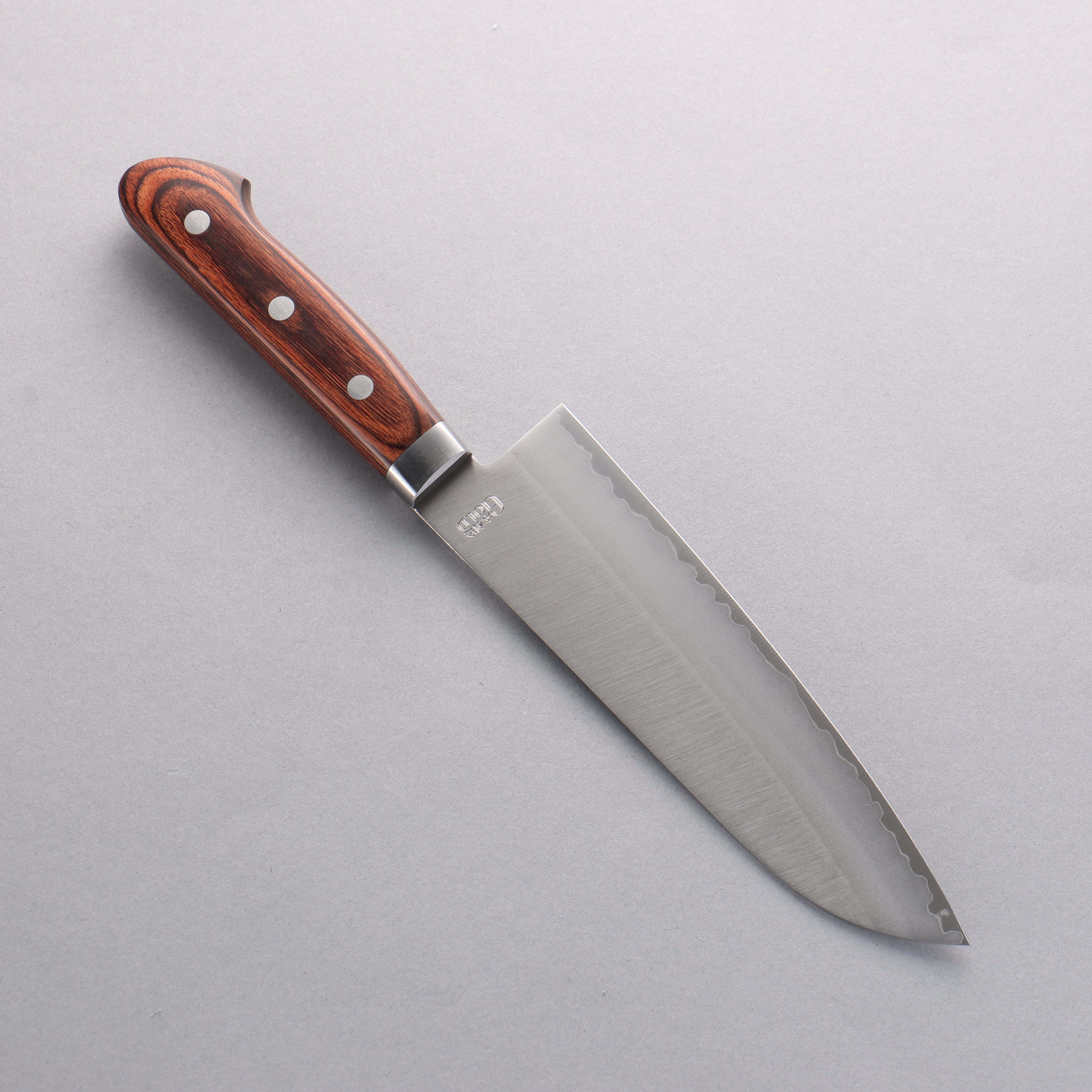 Seisuke VG1 Kasumitogi Santoku 165mm Mahogany Handle - Seisuke Knife