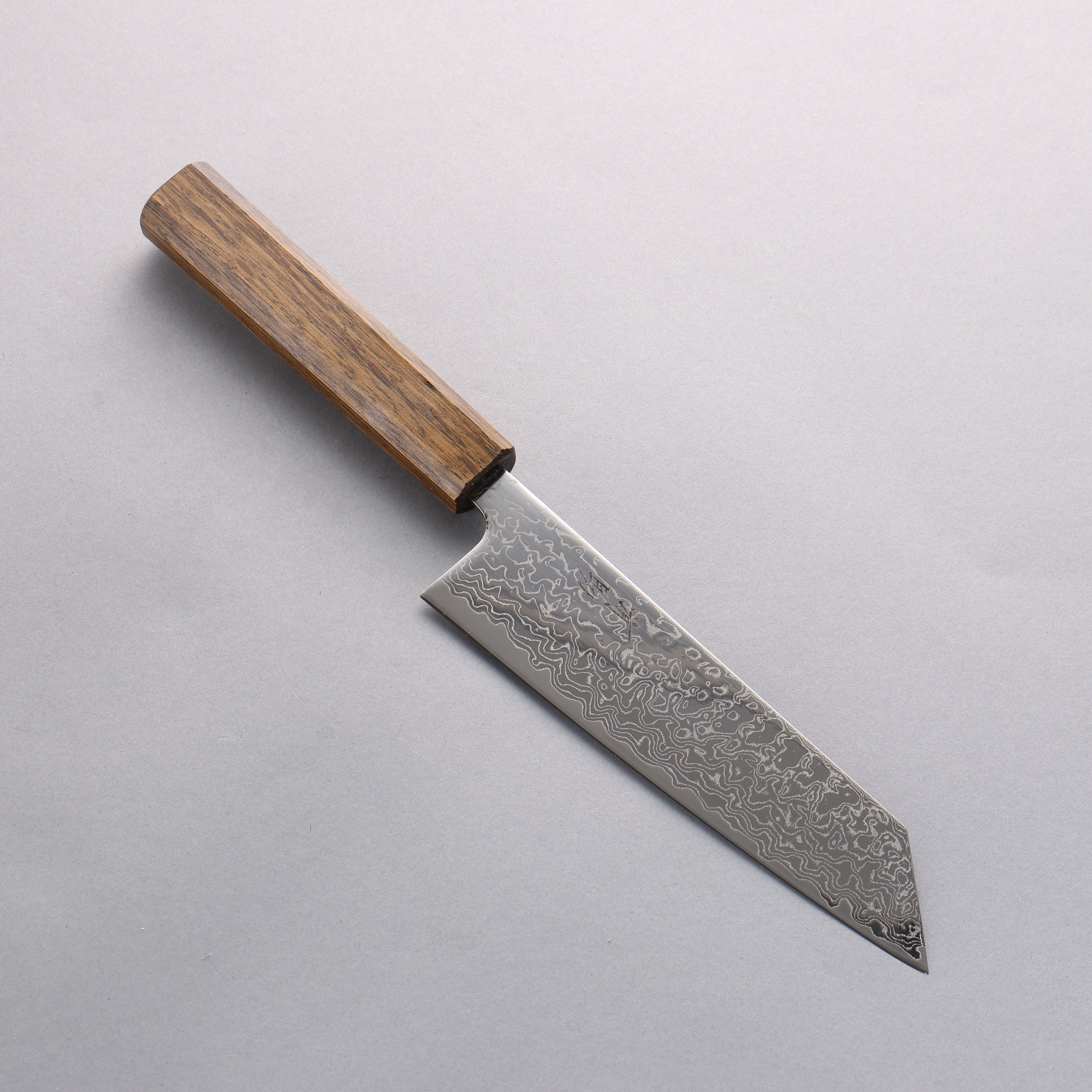 Seisuke VG10 Mirrored Finish Damascus Bunka 170mm Oak Handle - Seisuke Knife