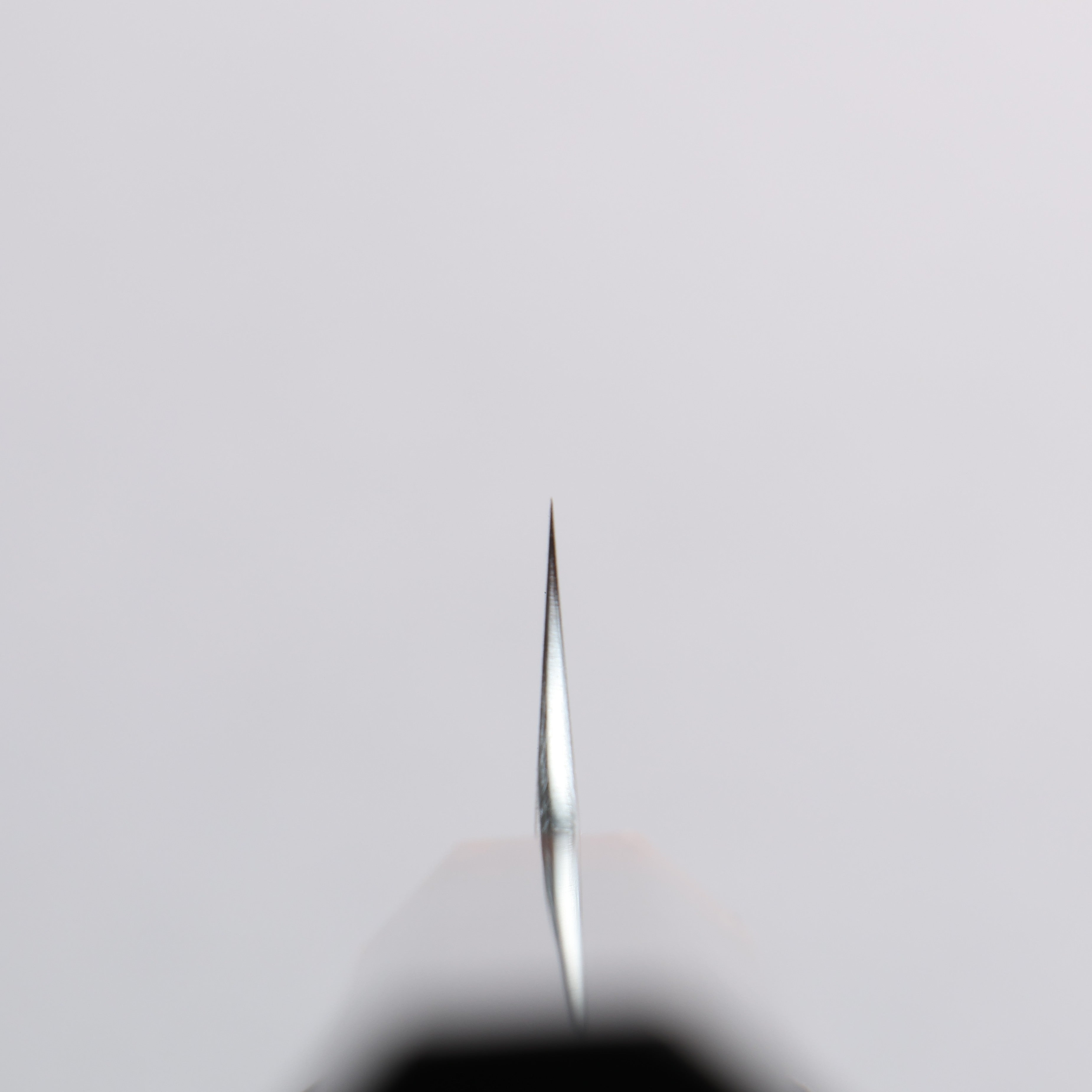 Yoshimi Kato Silver Steel No.3 Hammered(Maru) Petty-Utility 120mm Ebony (ferrule: Orange Resin) Handle - Seisuke Knife