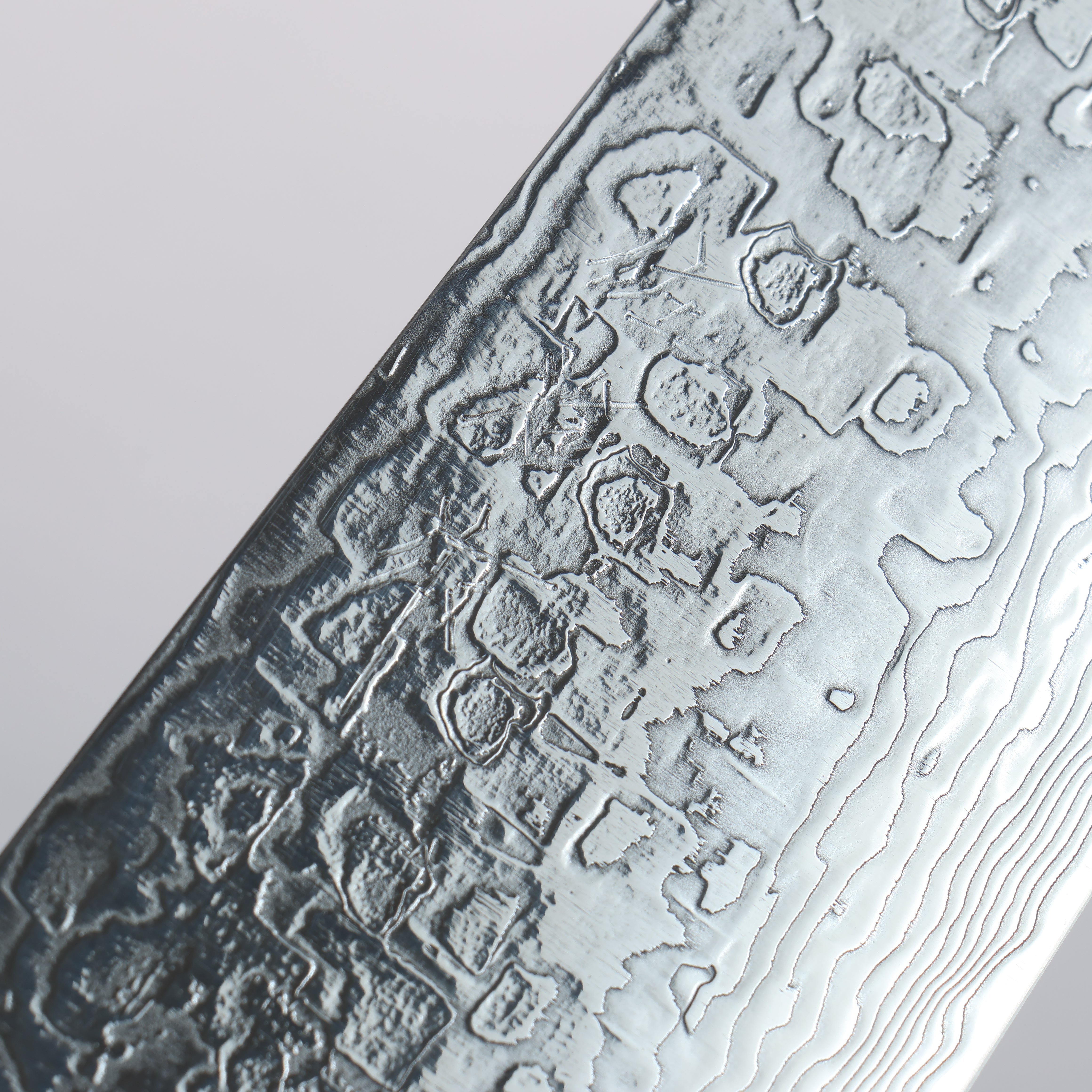 Takeshi Saji SG2 Diamond Finish Damascus Gyuto 270mm Orange Cow Bone Handle - Seisuke Knife