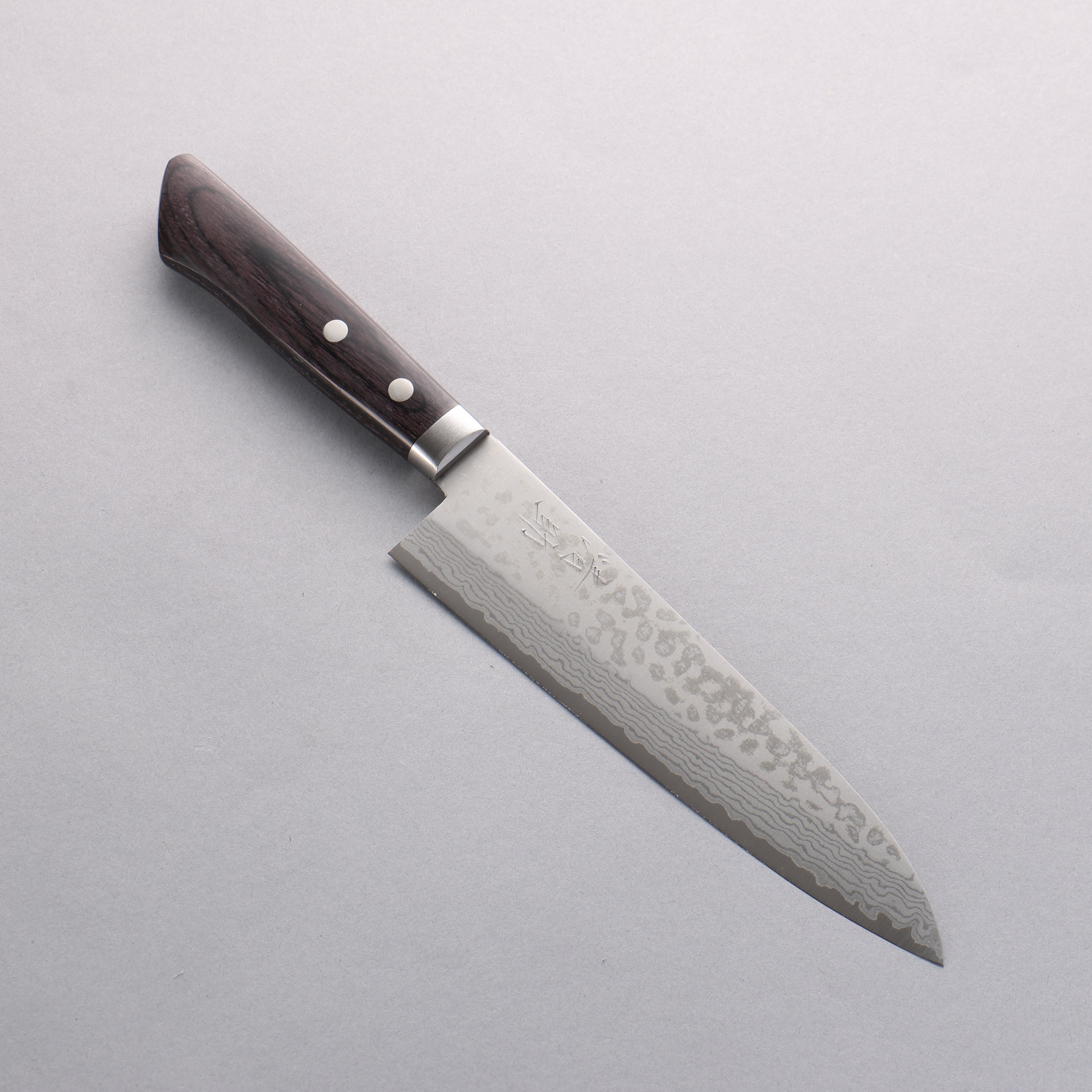 Seisuke VG10 Damascus Gyuto 180mm Black Pakka wood Handle - Seisuke Knife