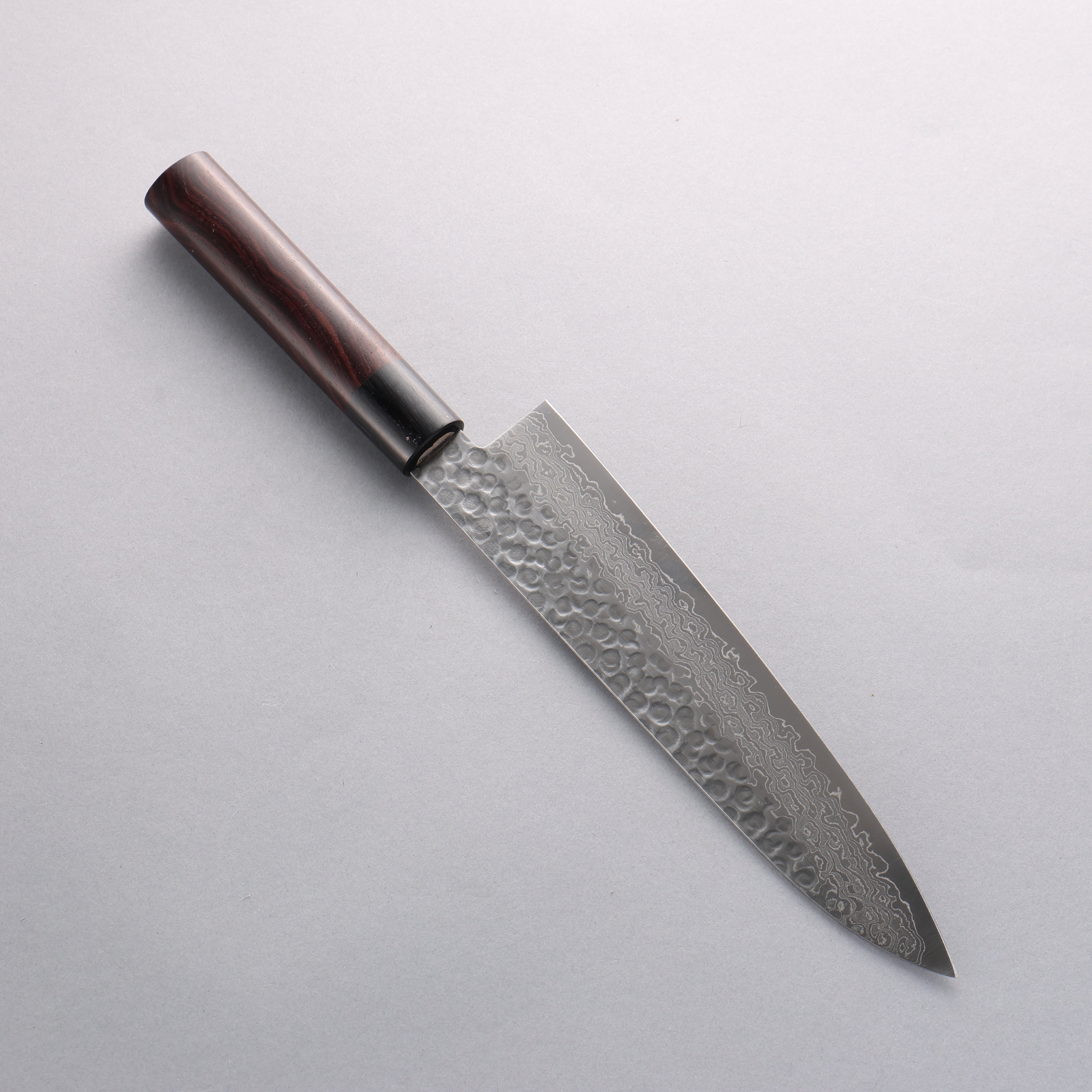 Seisuke Sumi VG10 16 Layer Hammered Damascus Gyuto 210mm Shitan Handle - Seisuke Knife