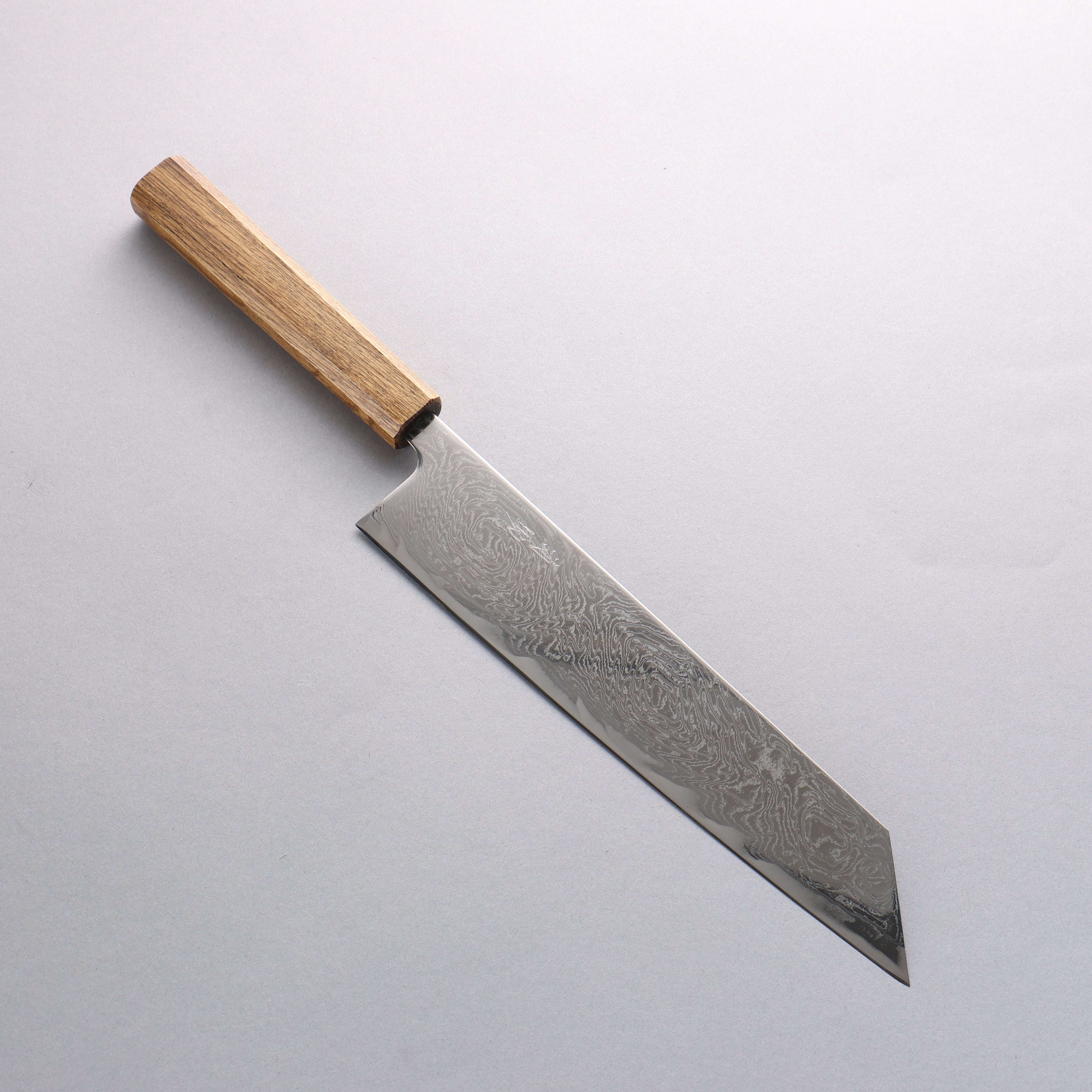 Seisuke Nami AUS10 Mirrored Finish Damascus Kiritsuke 240mm Oak Handle - Seisuke Knife