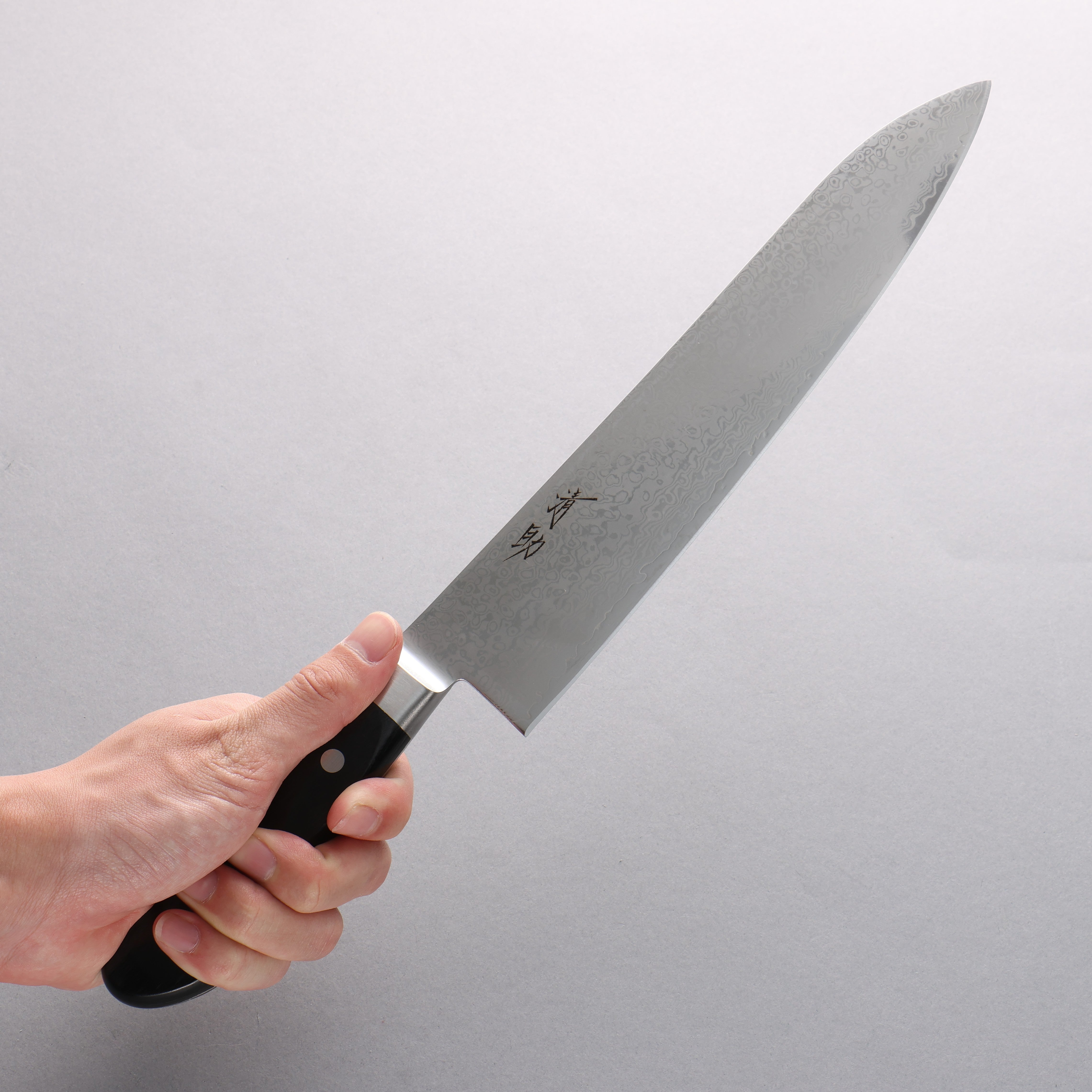 Seisuke VG10 33 Layer Damascus Gyuto 240mm Black Pakka wood Handle - Seisuke Knife