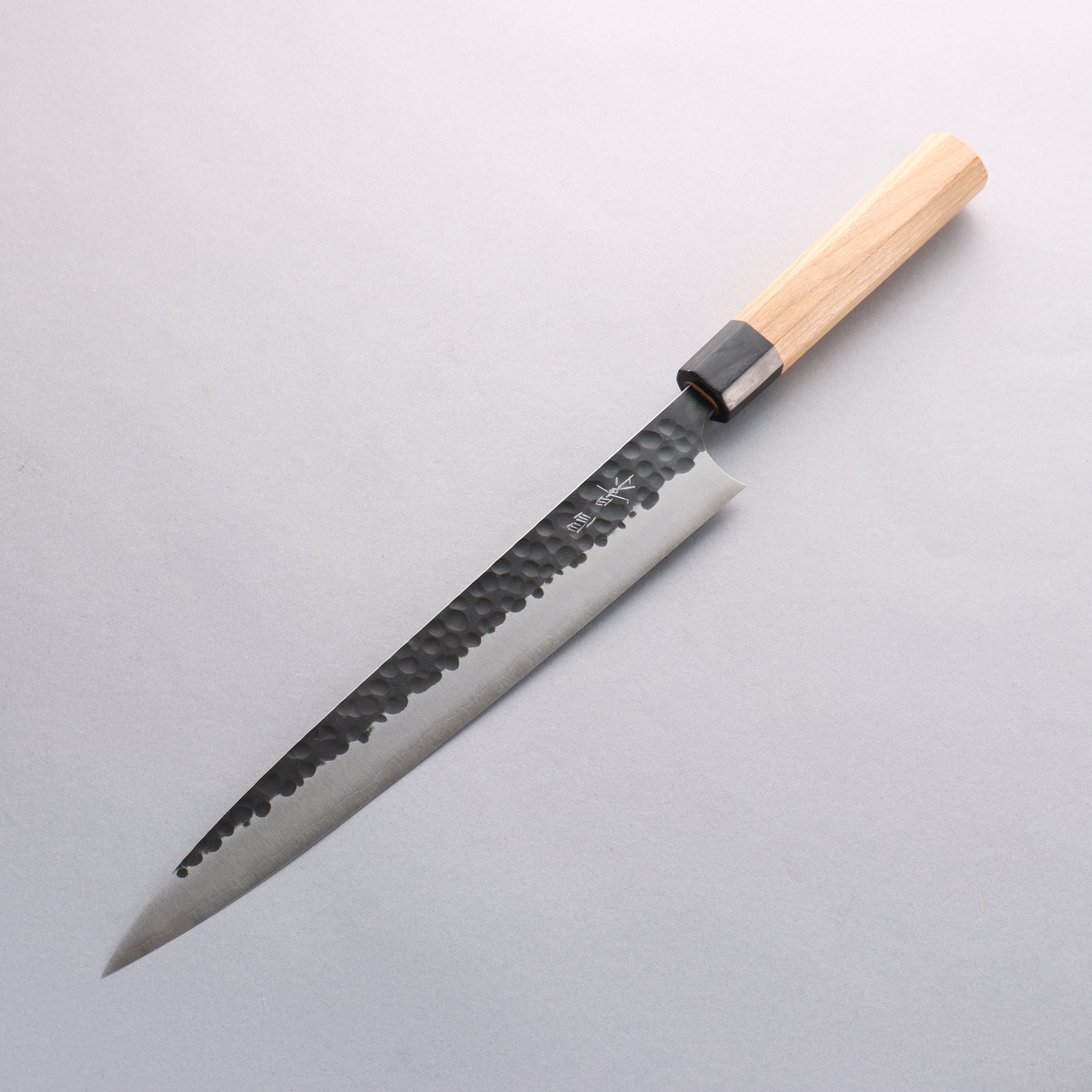 Masakage Koishi Blue Super Kurouchu Sujihiki 270mm American Cherry Handle - Seisuke Knife