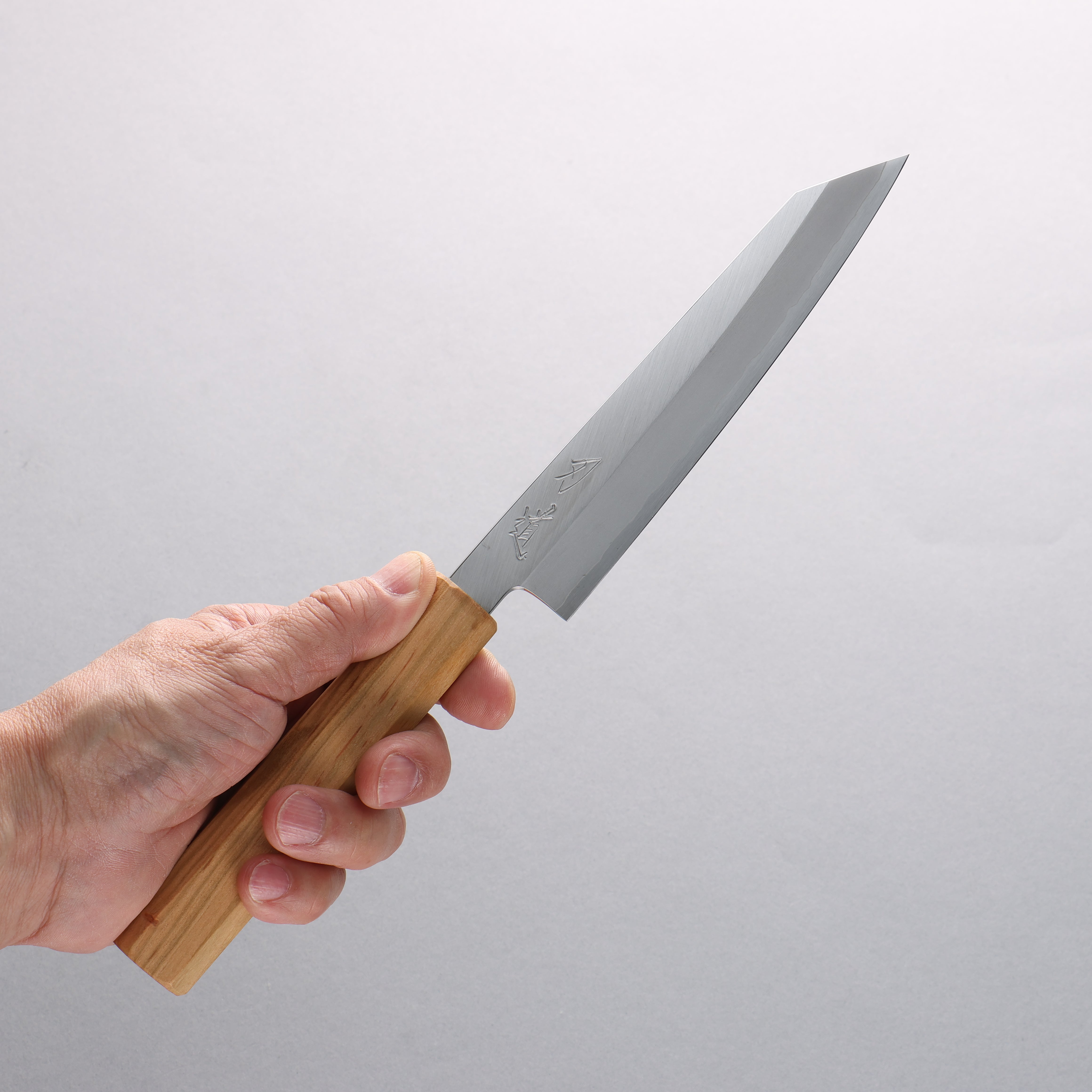 Hado Silver Steel No.3 Migaki Kiritsuke Petty-Utility 150mm Cherry Handle - Seisuke Knife