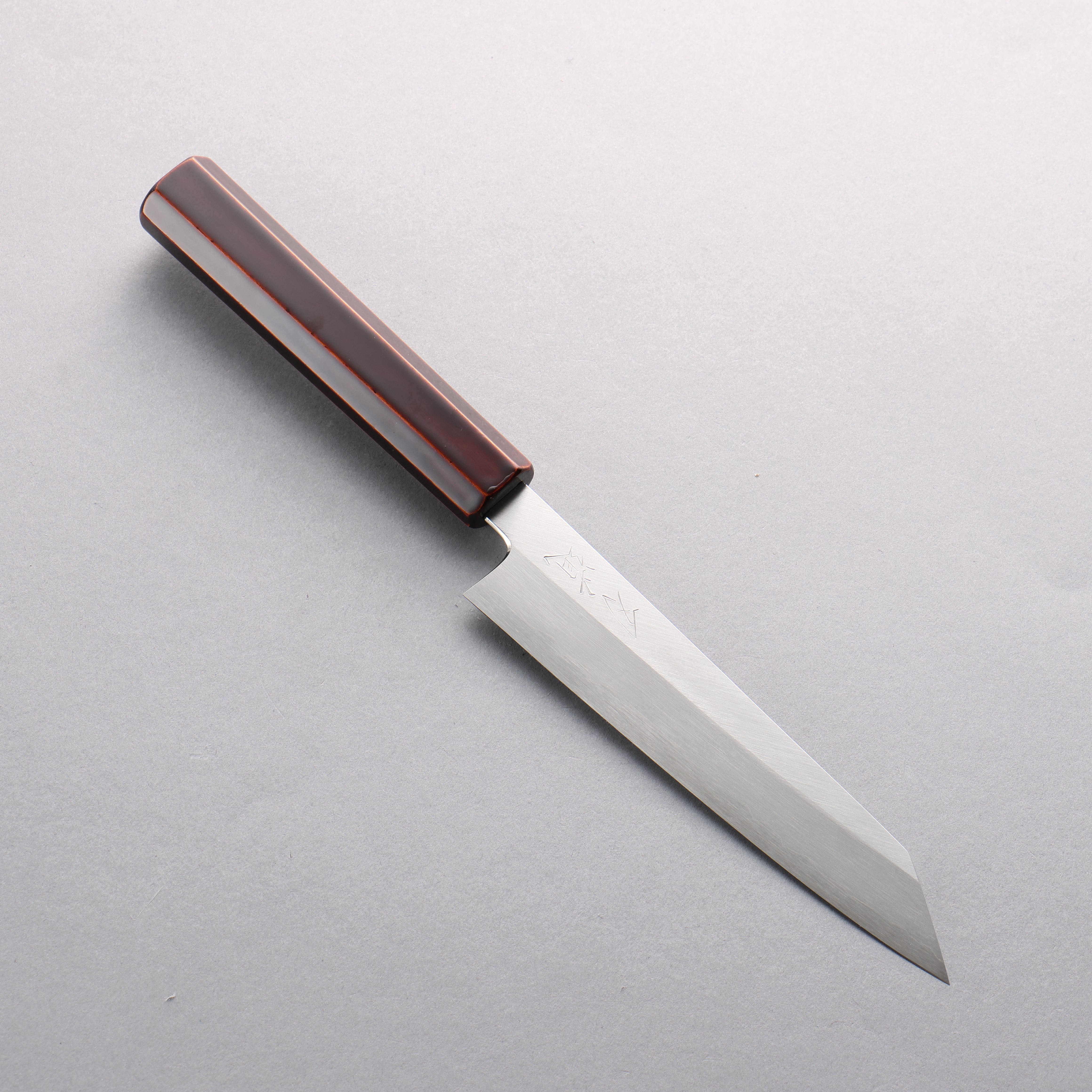 Hado Silver Steel No.3 Migaki Kiritsuke Petty-Utility 150mm Kijiro-Nuri Lacquered Handle - Seisuke Knife
