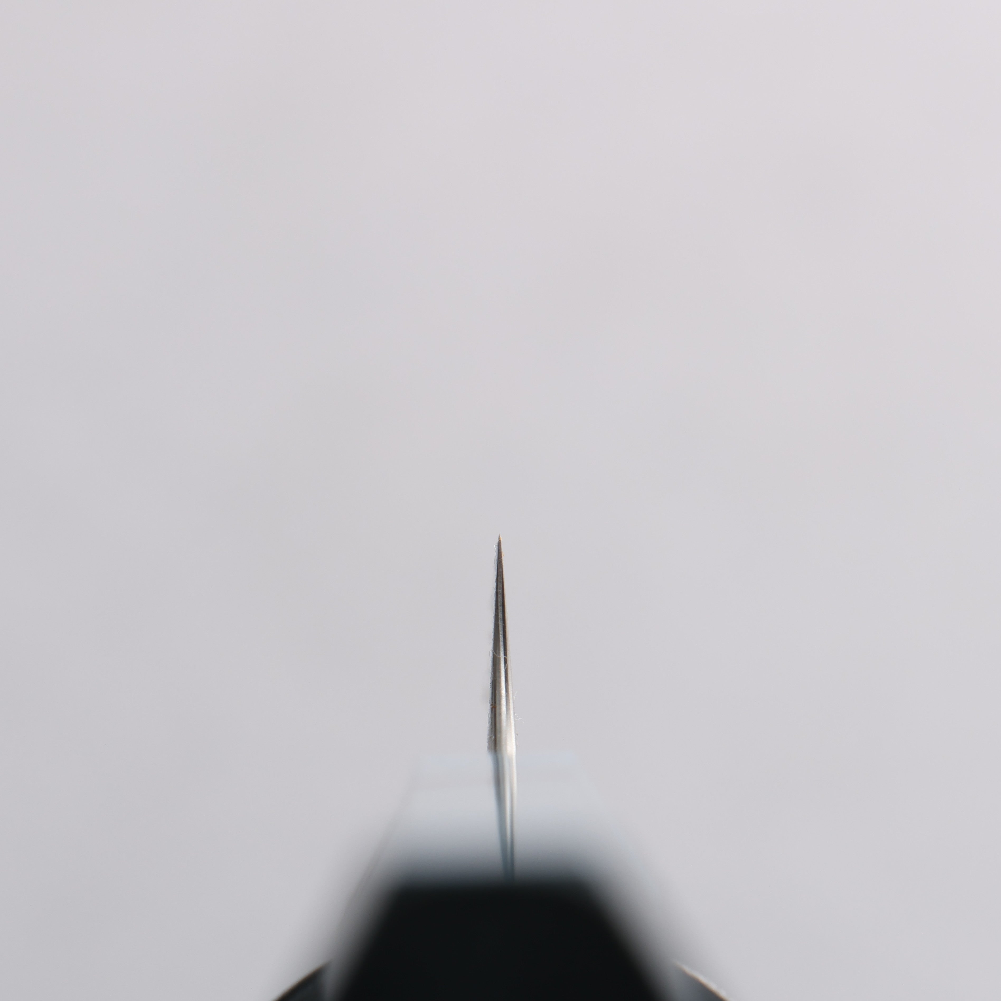 Yoshimi Kato SG2 Black Damascus Paring 75mm Blue Stabilized Wood & Black Ring Handle - Seisuke Knife