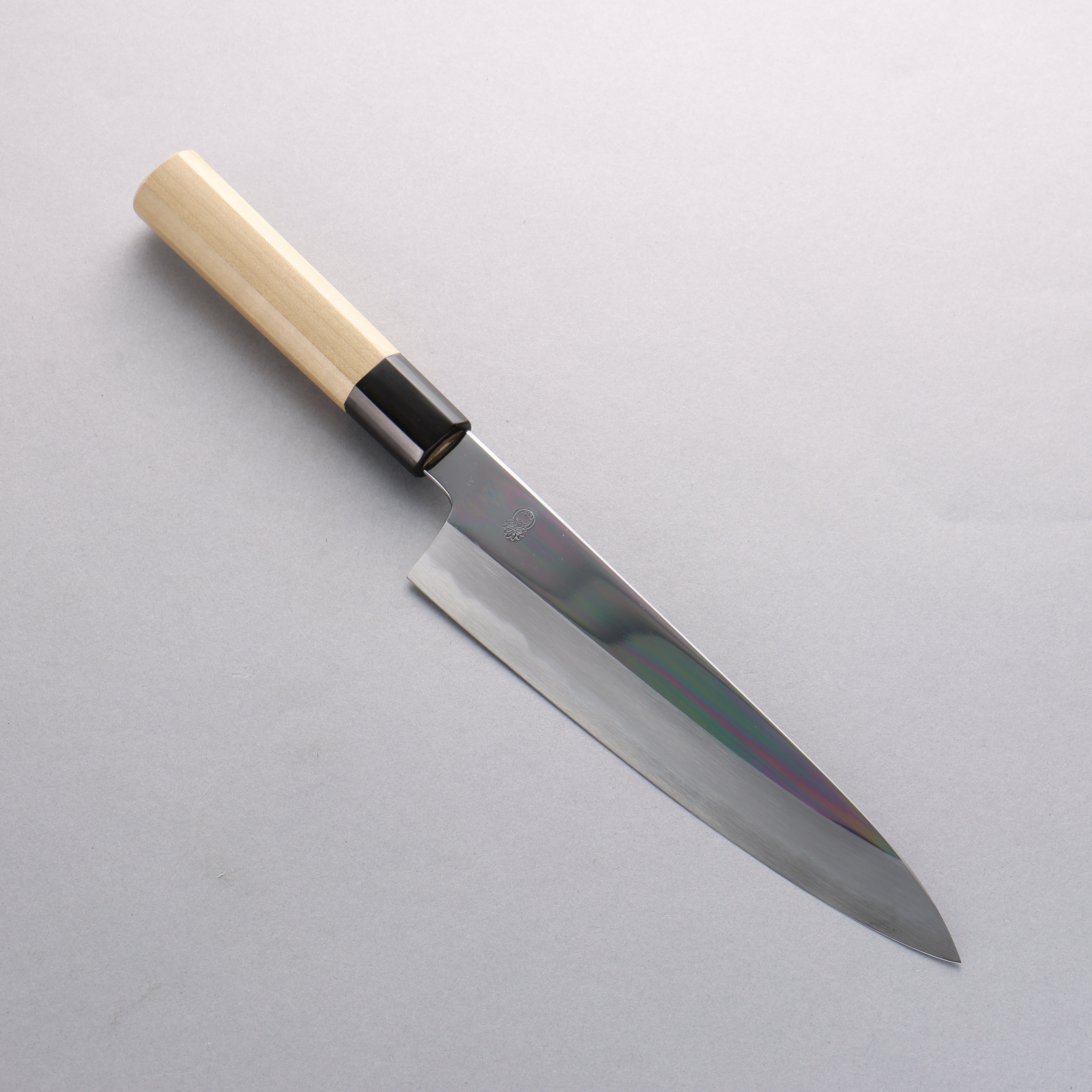 Choyo Blue Steel No.1 Mirrored Finish Gyuto Magnolia Handle - Seisuke Knife