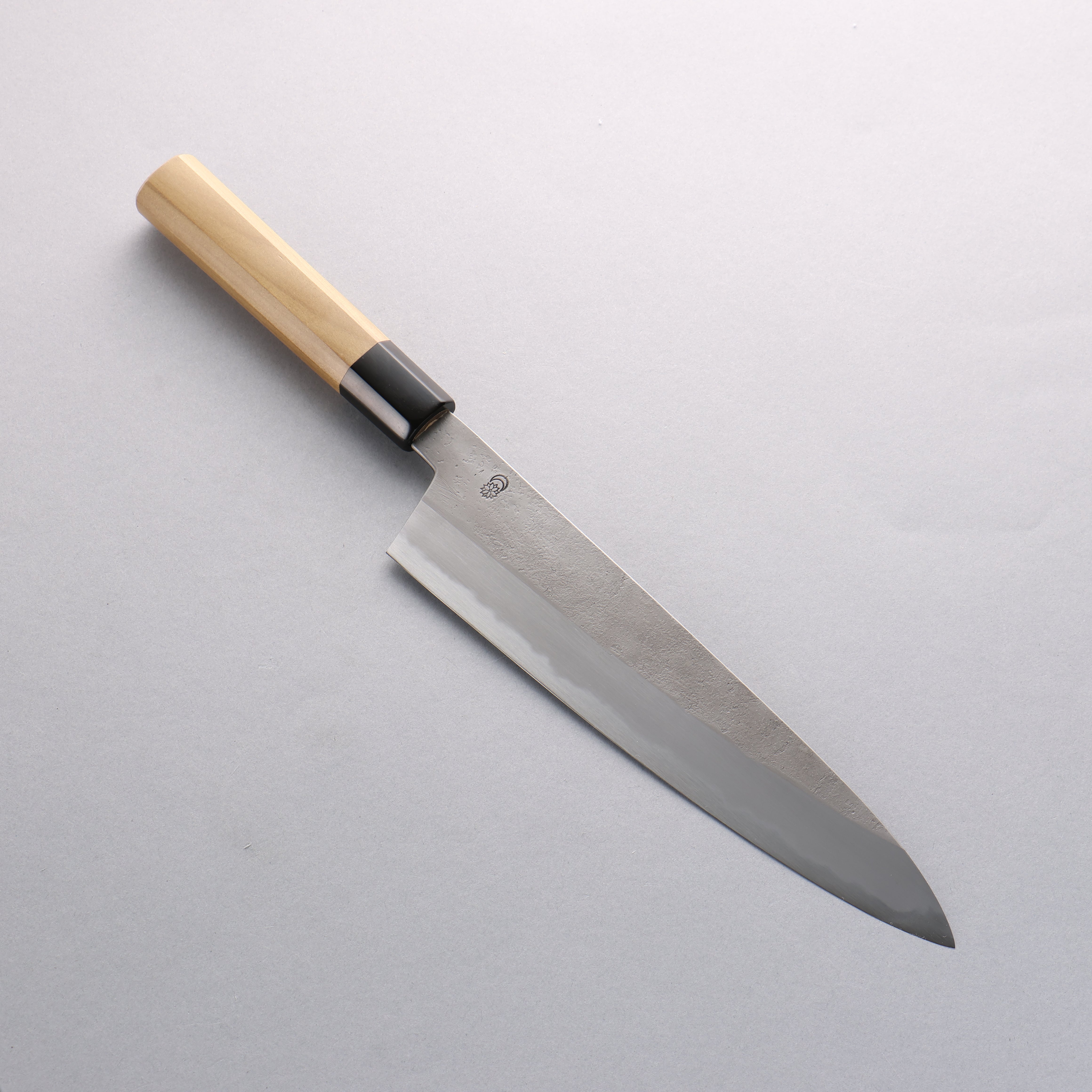 Kikuzuki White Steel No.2 Nashiji Gyuto240mm Magnolia Handle - Seisuke Knife