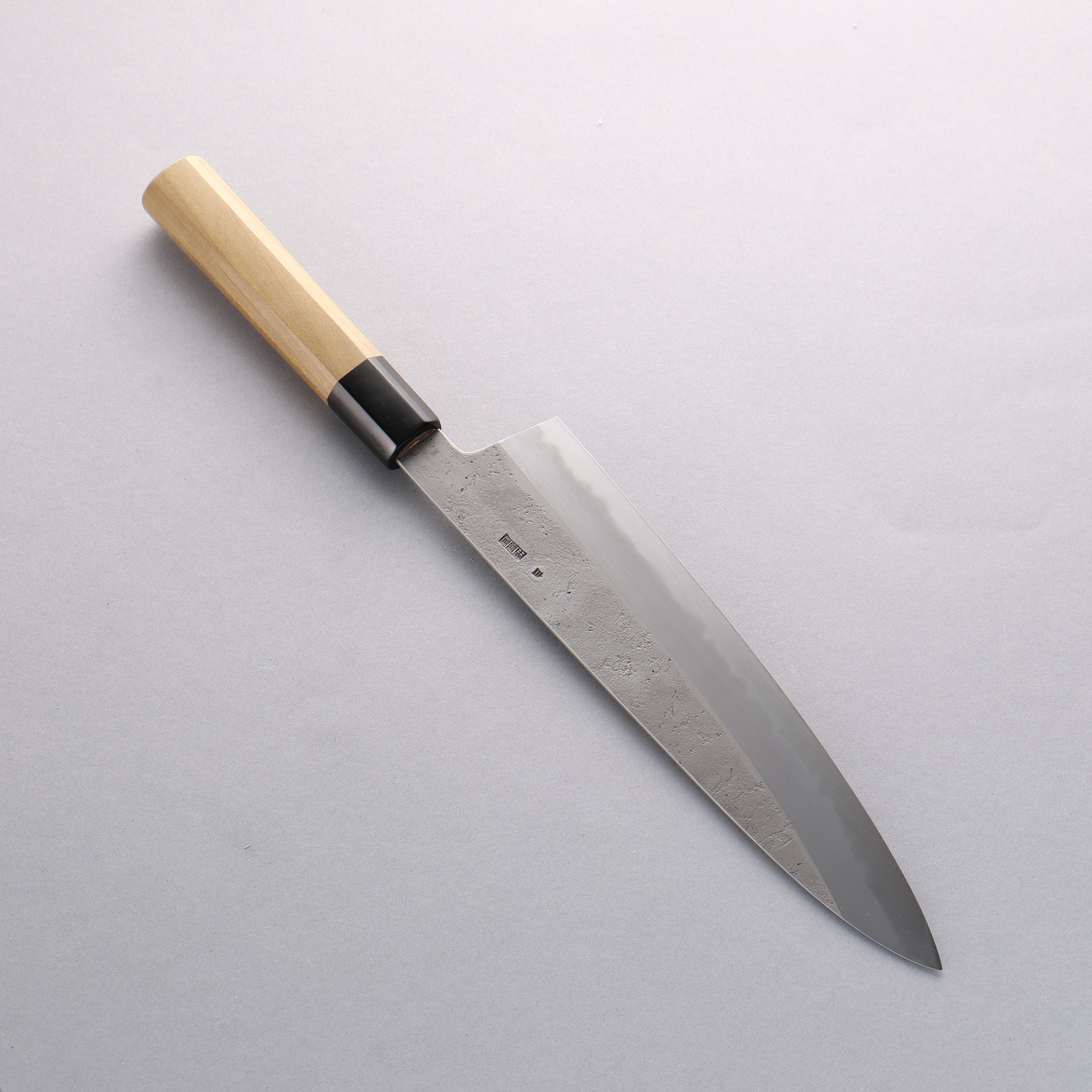 Kikuzuki White Steel No.2 Nashiji Gyuto240mm Magnolia Handle - Seisuke Knife