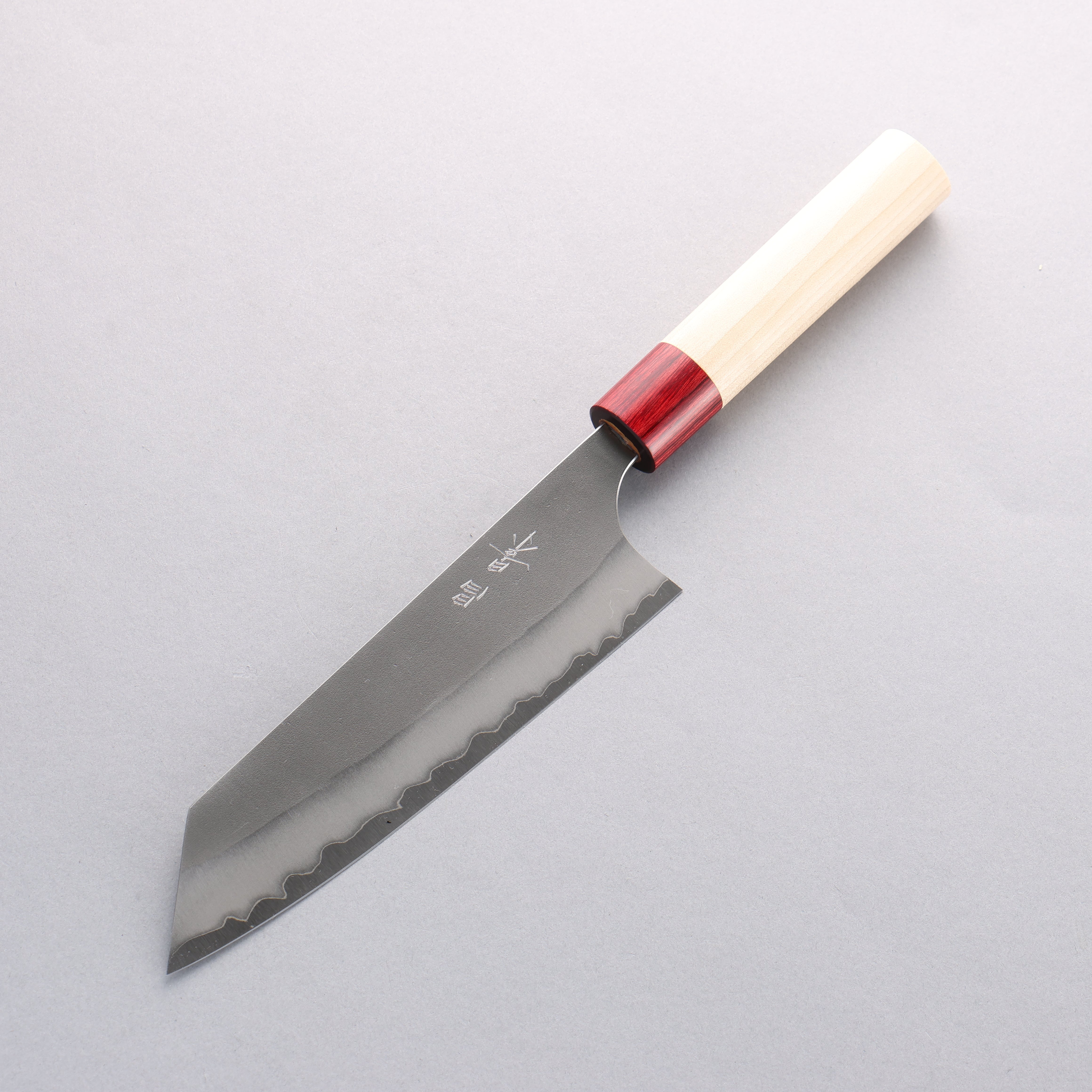 Masakage Yuki White Steel No.2 Nashiji Bunka 170mm Magnolia Handle - Seisuke Knife