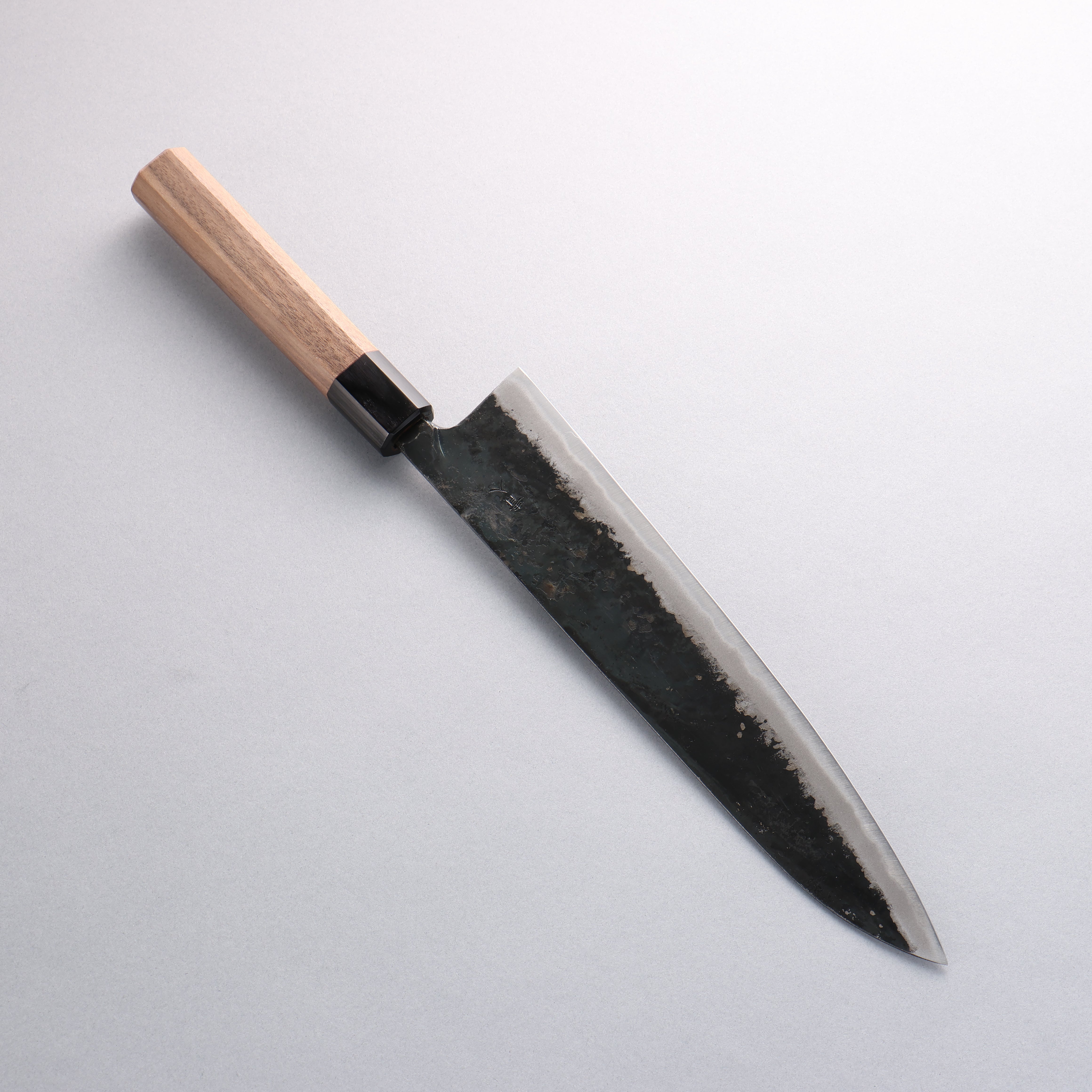 Sakai Takayuki Blue Steel No.2 Kurouchi Gyuto 240mm with Walnut Handle - Seisuke Knife