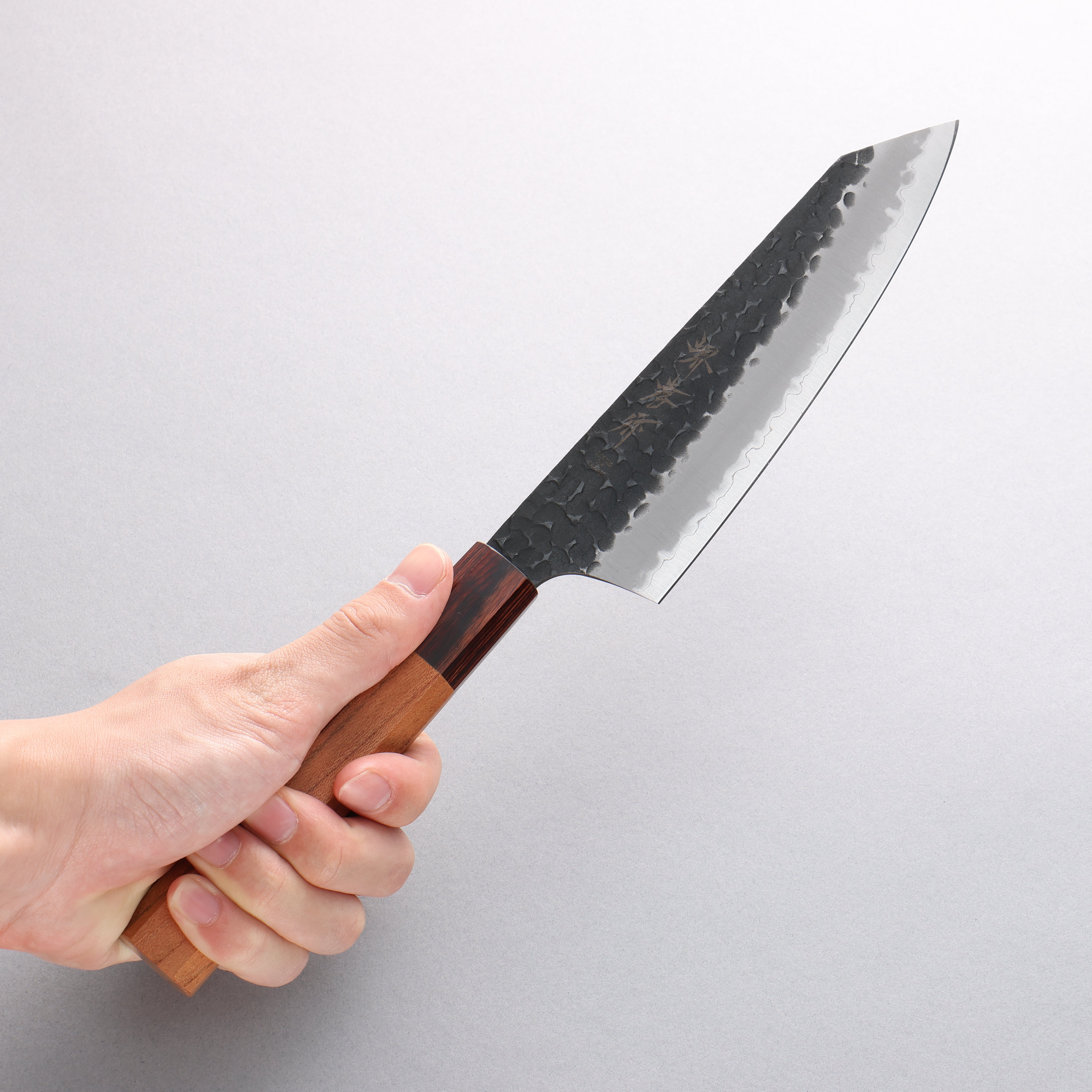 Sakai Takayuki Blue Super Kengata Santoku Japanese Chef Knife 160mm - Seisuke Knife