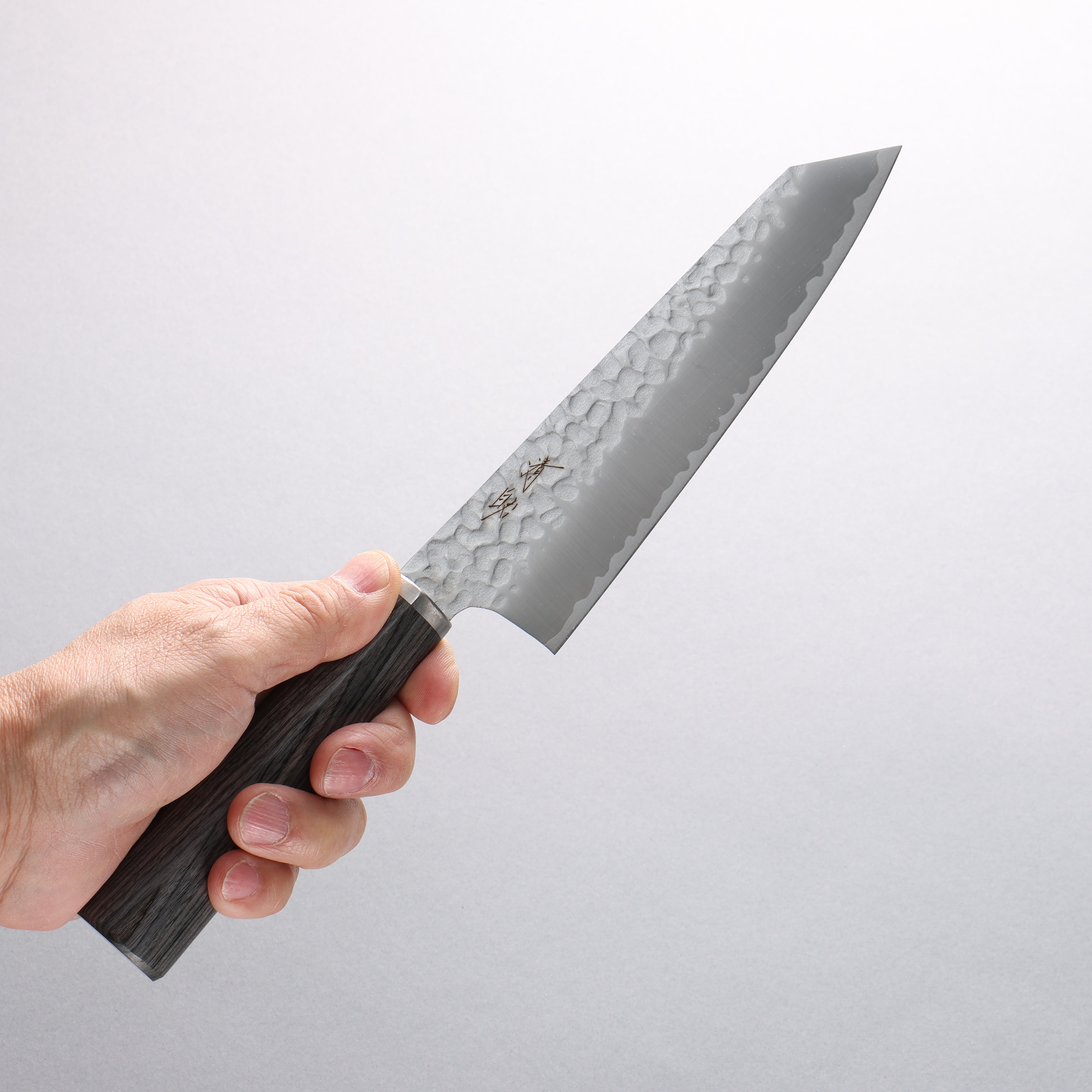 Seisuke VG10 Hammered Bunka 165mm Charcoal Gray Pakka wood Handle - Seisuke Knife