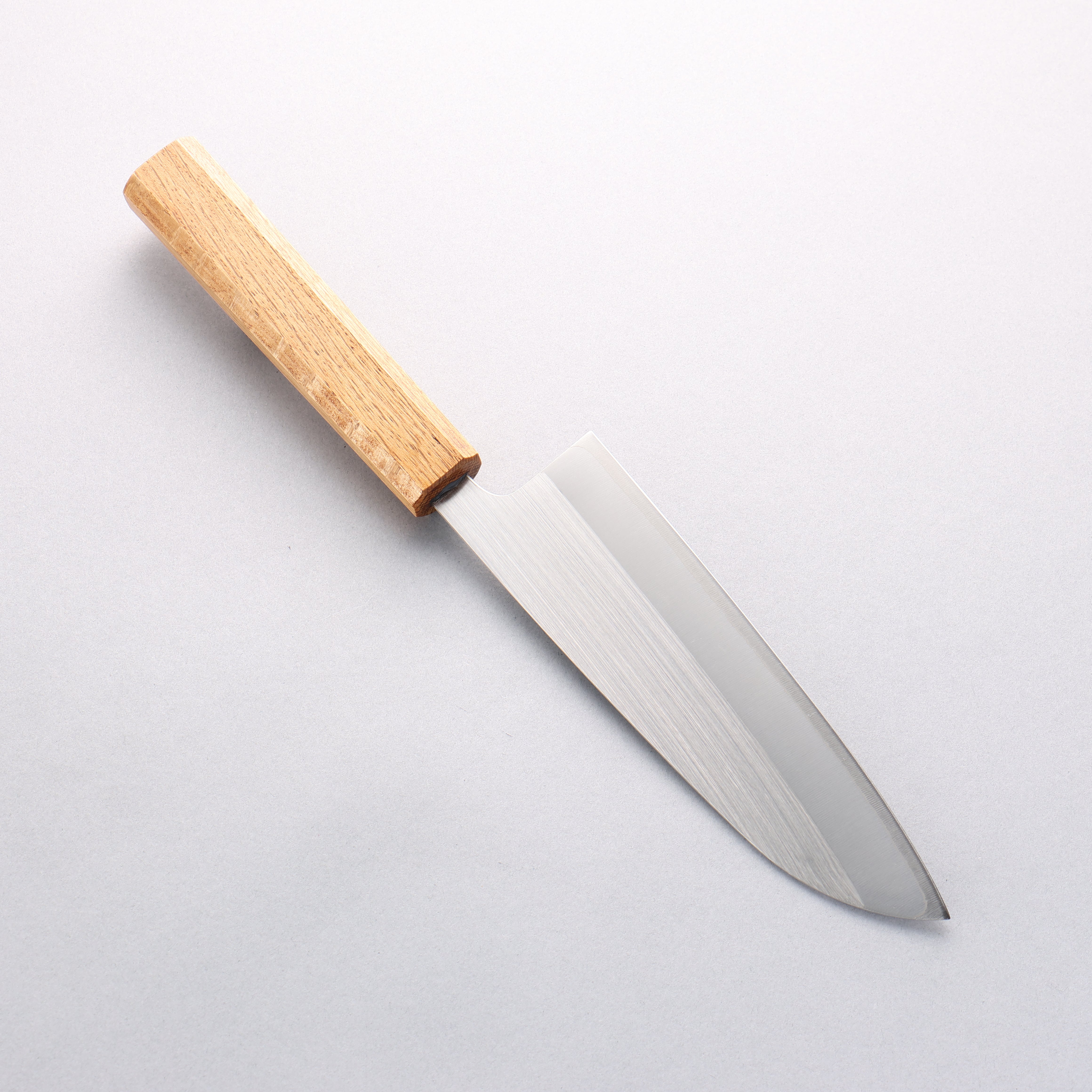 Seisuke SRS13 Vertical Finish Santoku 165mm Oak Handle - Seisuke Knife