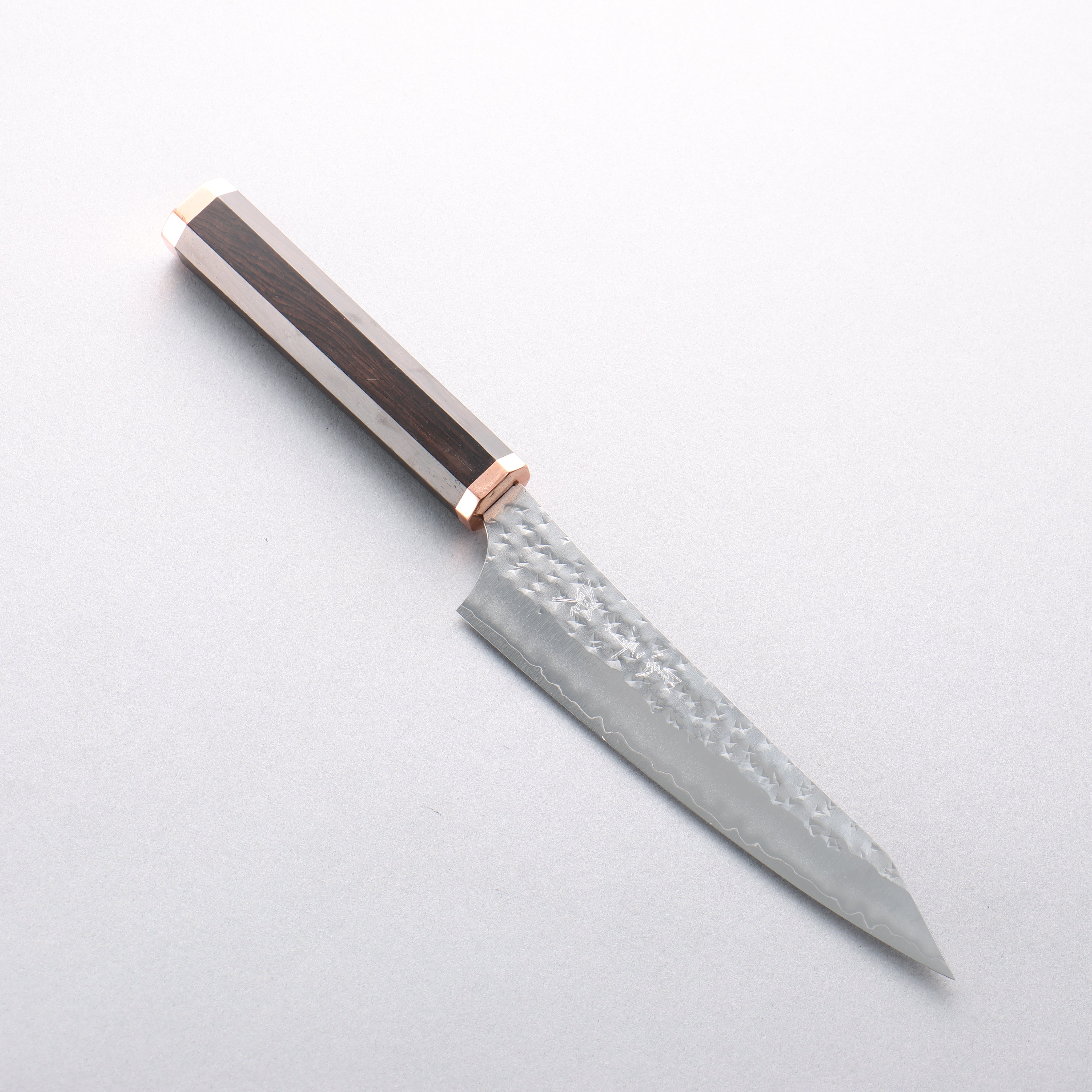 Yu Kurosaki Senko Ei SG2 Hammered Petty-Utility 150mm Copper & Ebony Handle - Seisuke Knife