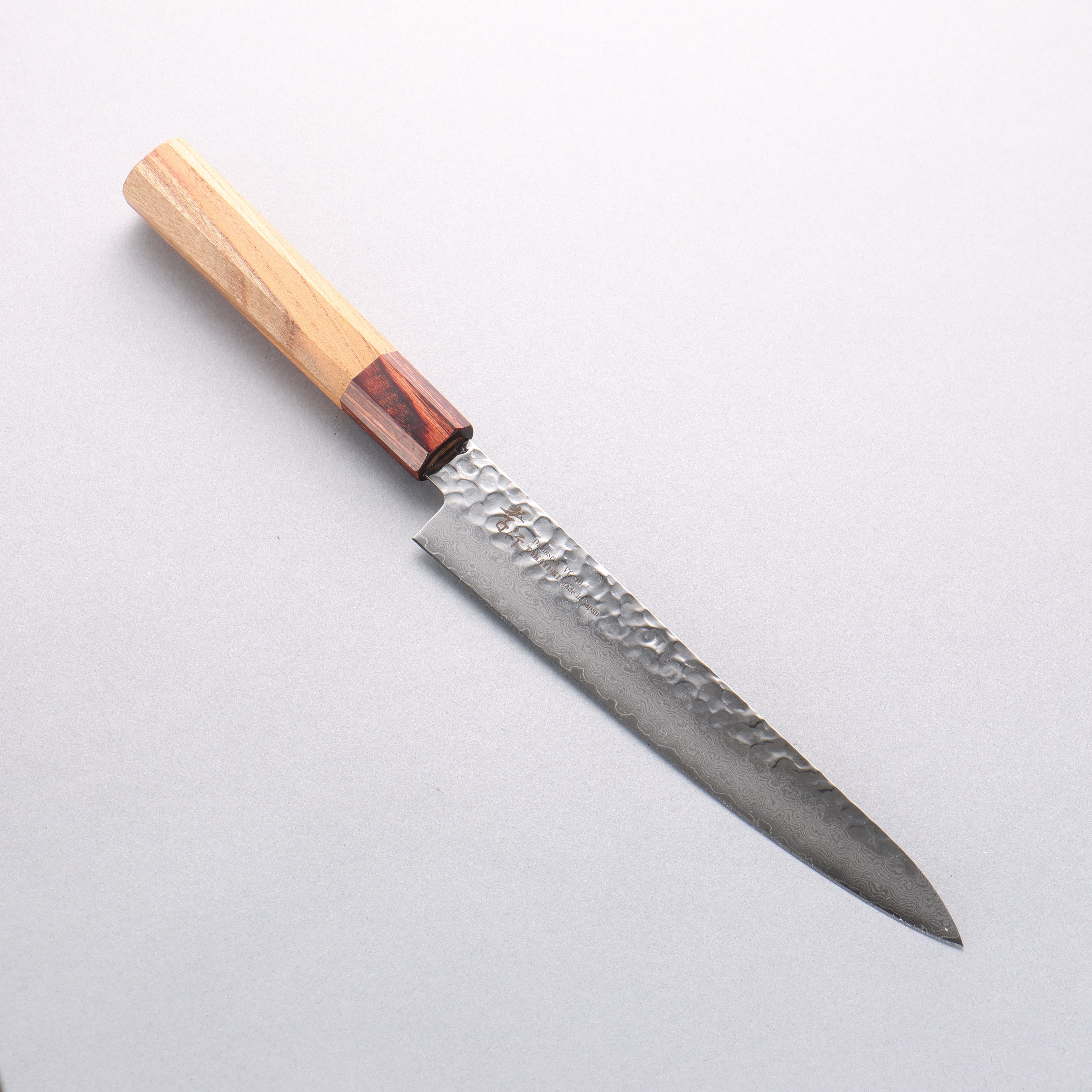 Sakai Takayuki VG10 33 Layer Damascus Petty-Utility 180mm Keyaki Elm Handle - Seisuke Knife