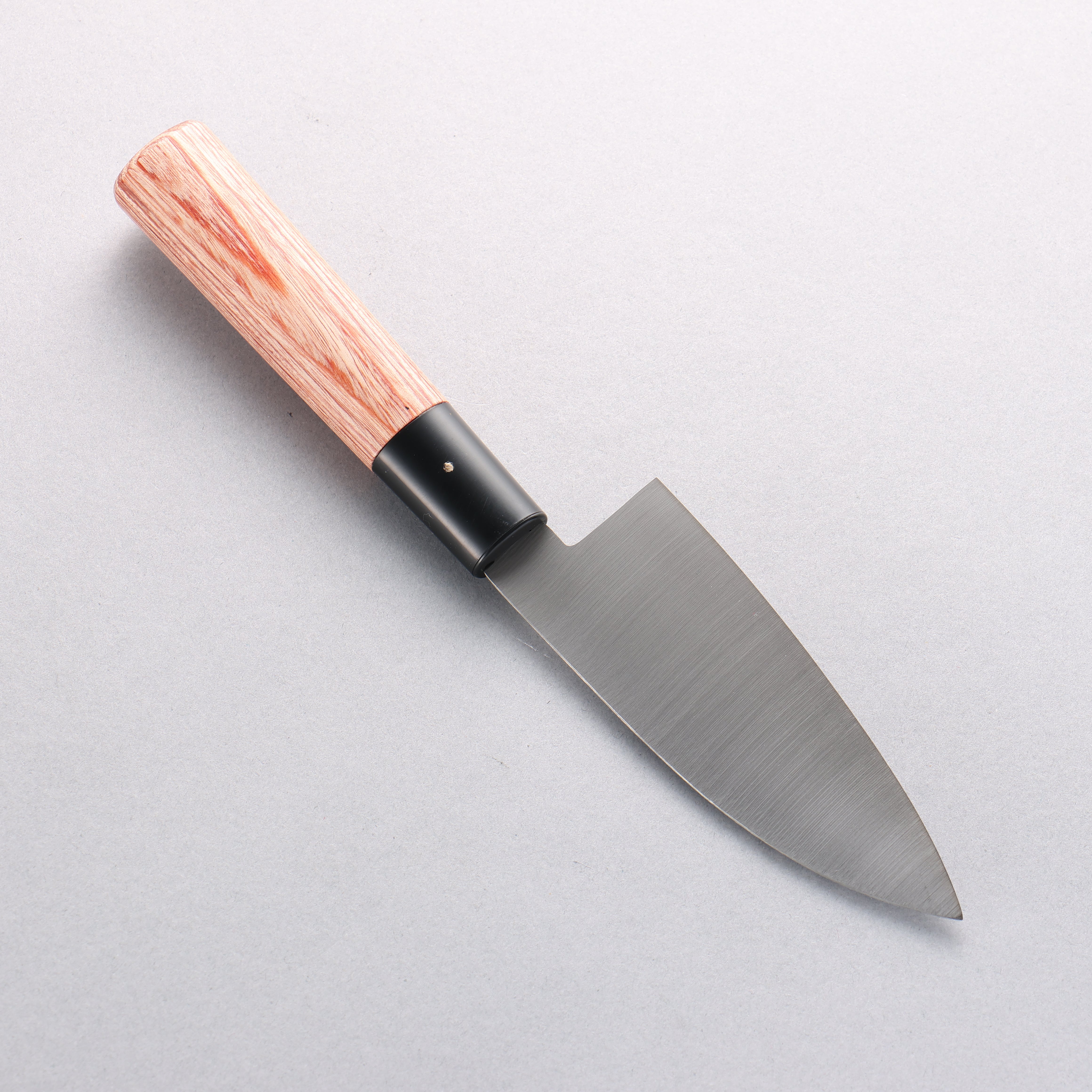 Kanetsune DSR-1K6 Hammered Deba 105mm Red Pakka wood Handle - Seisuke Knife