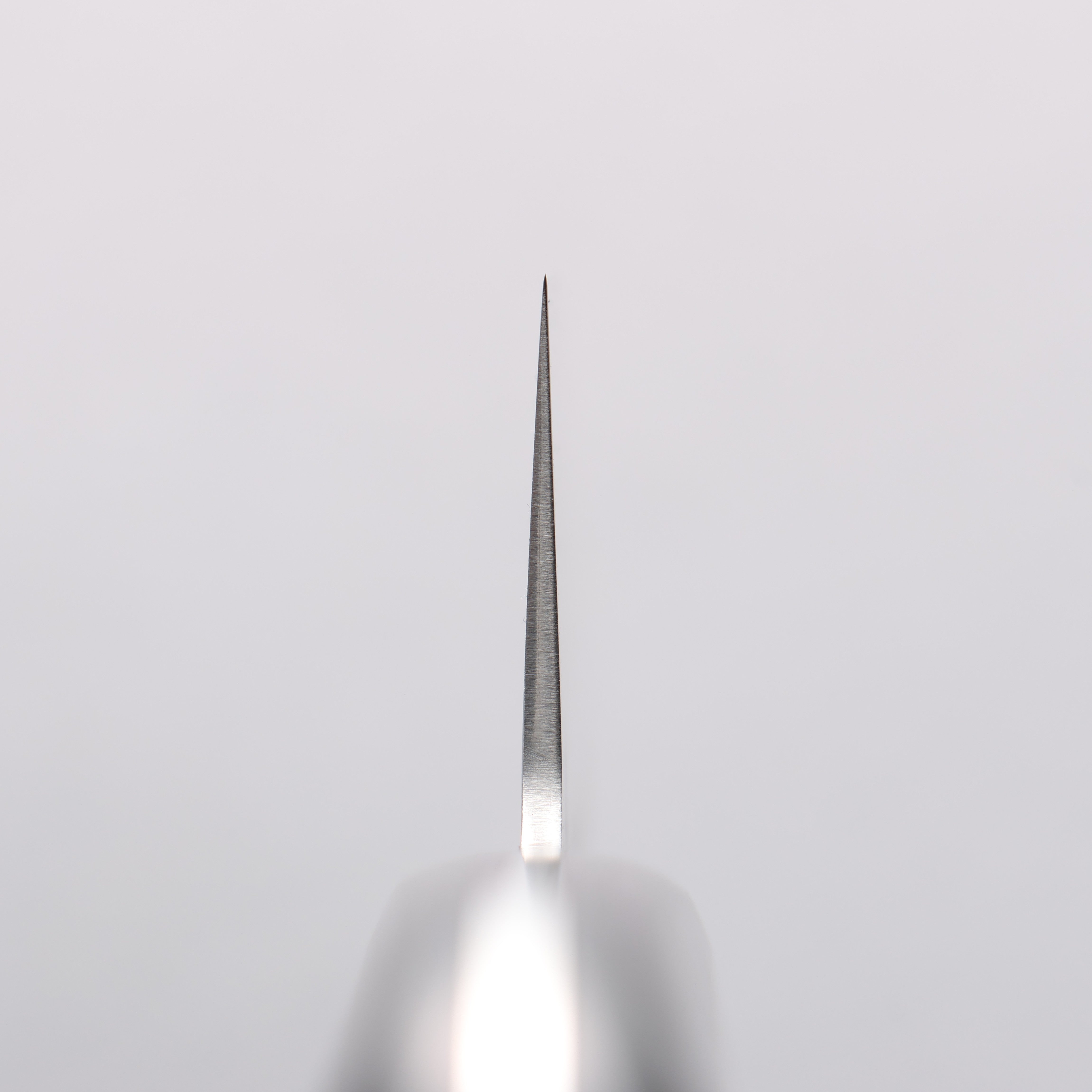 Seisuke Budou Silver Steel No.3 Nashiji Santoku 180mm Purple Pakkawood Handle - Seisuke Knife