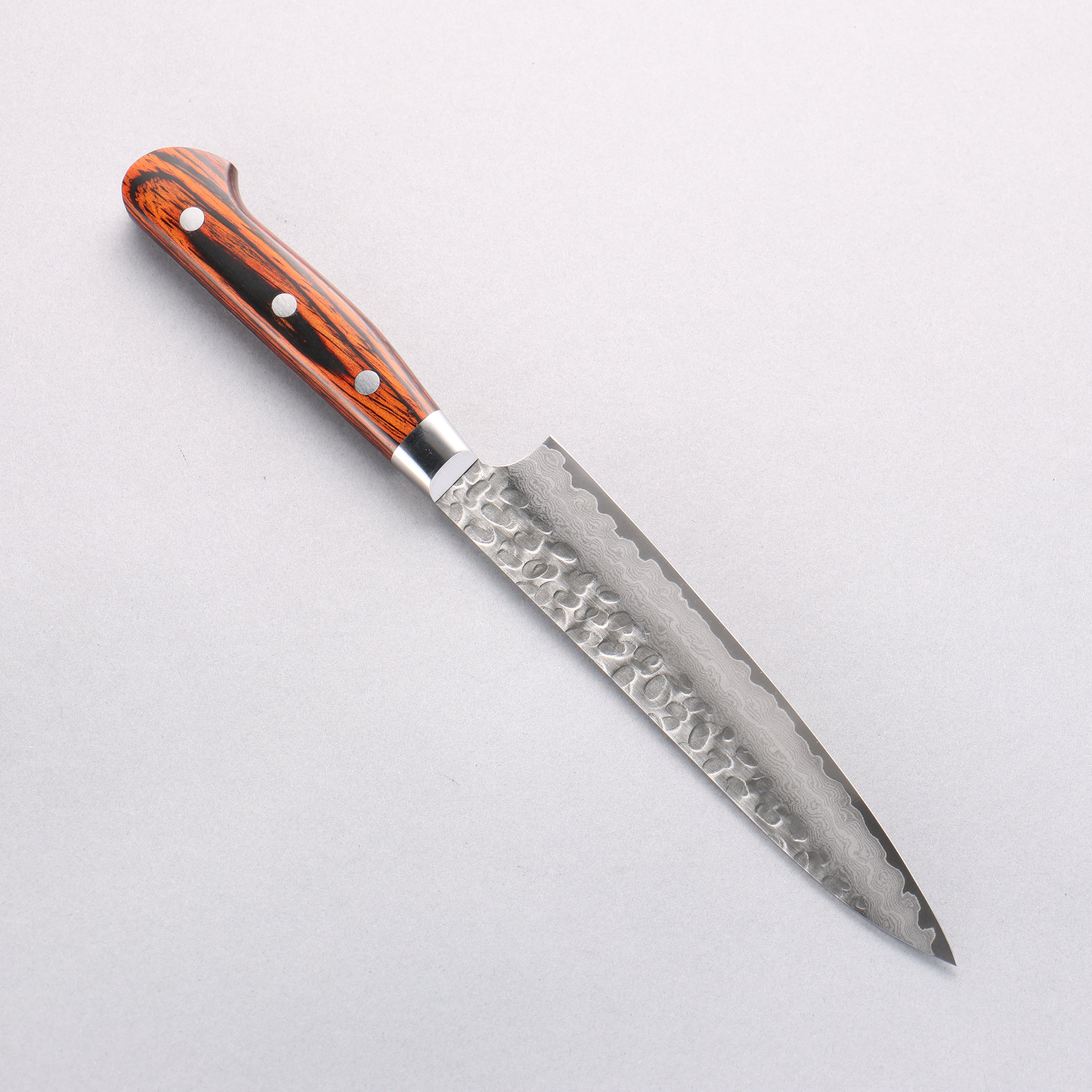 Sakai Takayuki VG10 33 Layer Damascus Petty-Utility 150mm Mahogany Pakkawood Handle - Seisuke Knife