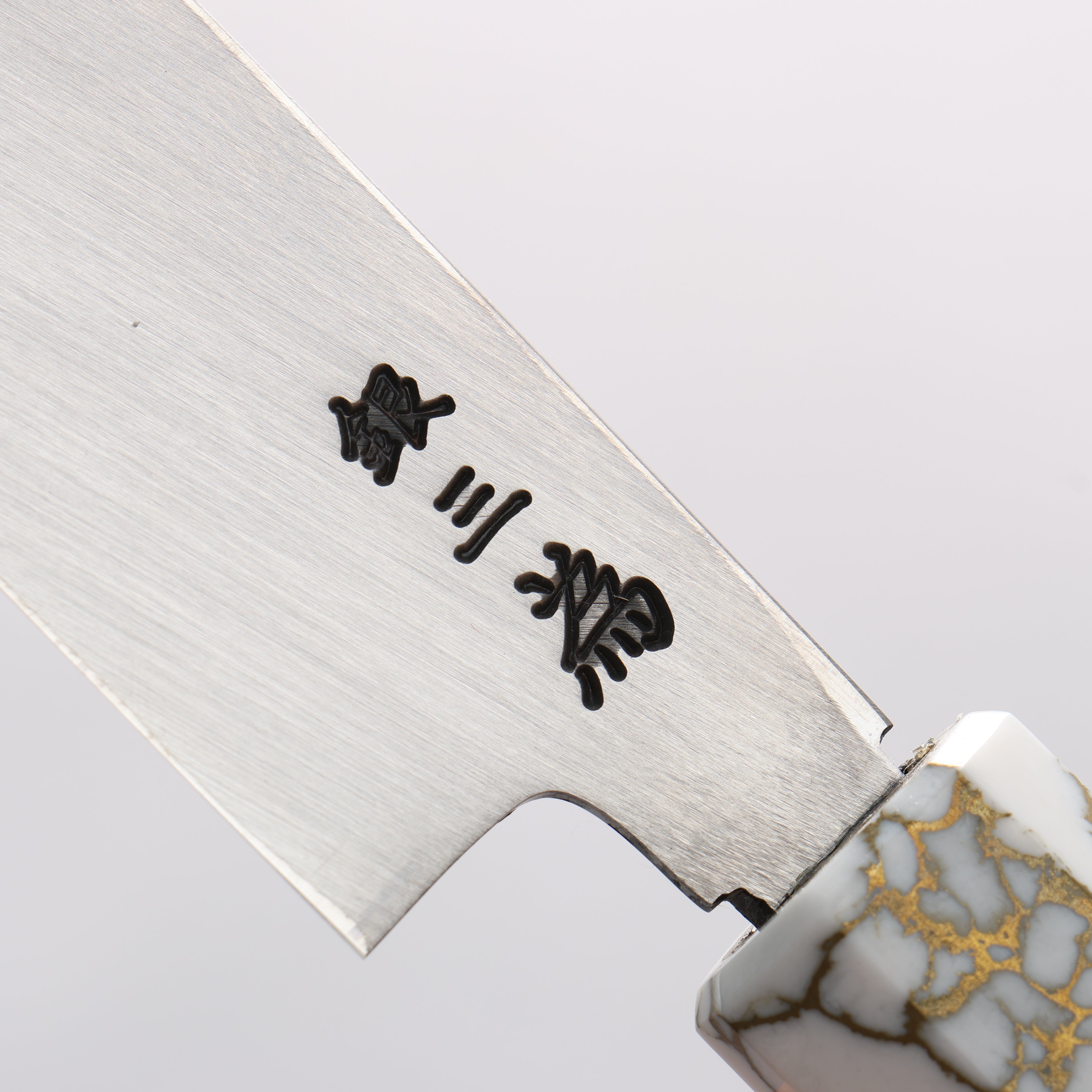 Sakai Takayuki Chef Series Silver Steel No.3 Yanagiba 270mm Stabilized wood (White Ferrule and End Cap) Handle with Sheath - Seisuke Knife