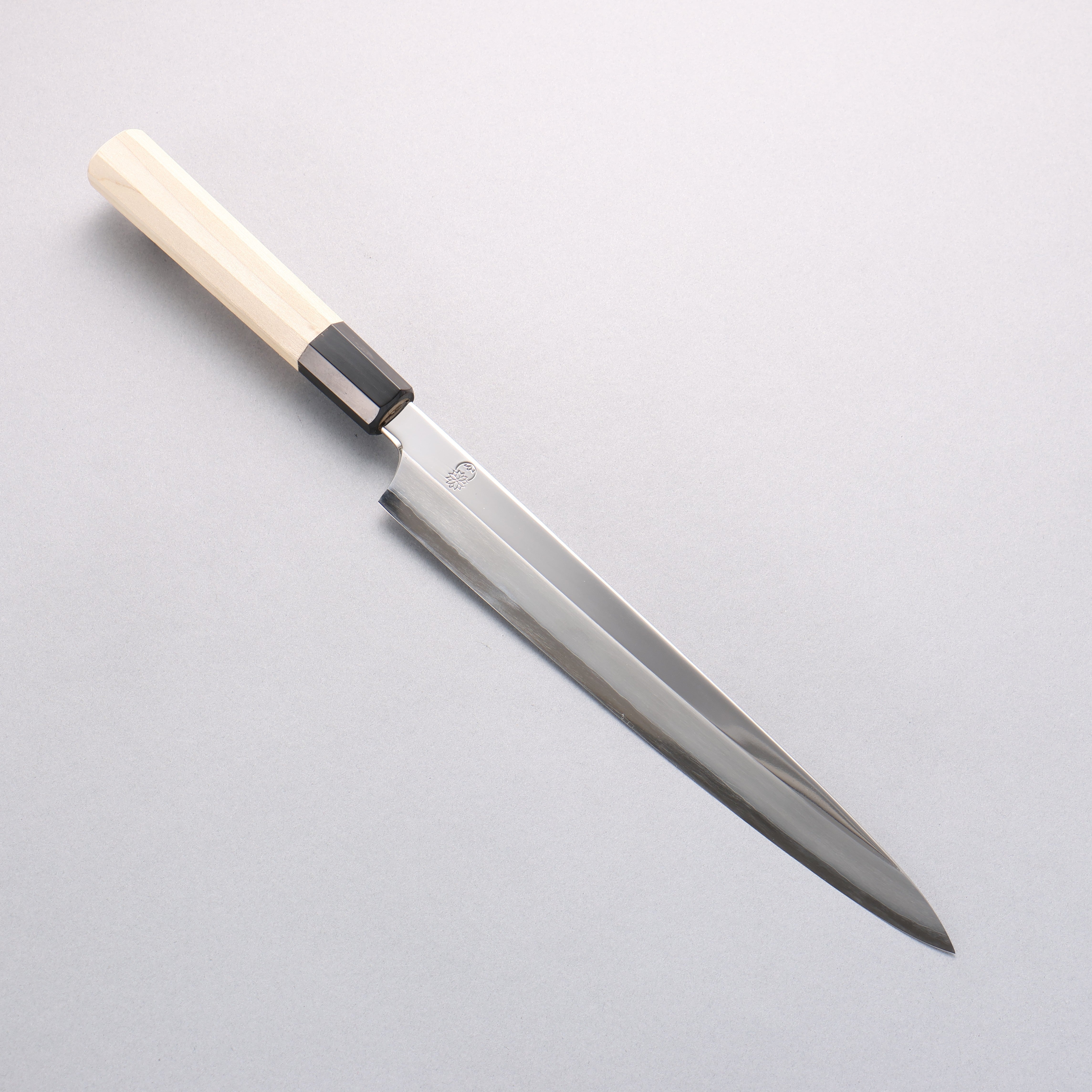 Choyo Silver Steel No.3 Mirrored Finish Yanagiba 240mm Magnolia Handle - Seisuke Knife