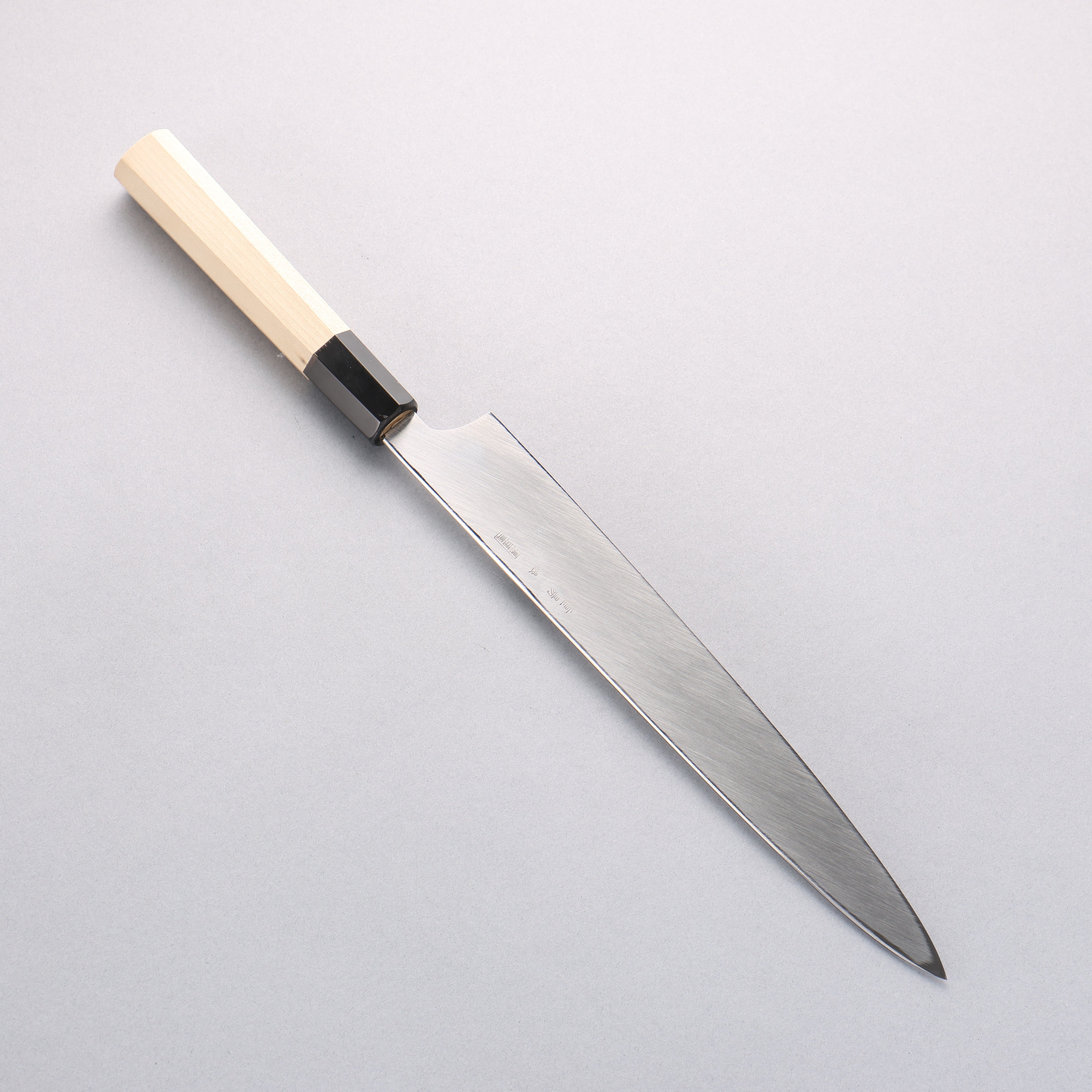 Choyo Silver Steel No.3 Mirrored Finish Yanagiba 240mm Magnolia Handle - Seisuke Knife
