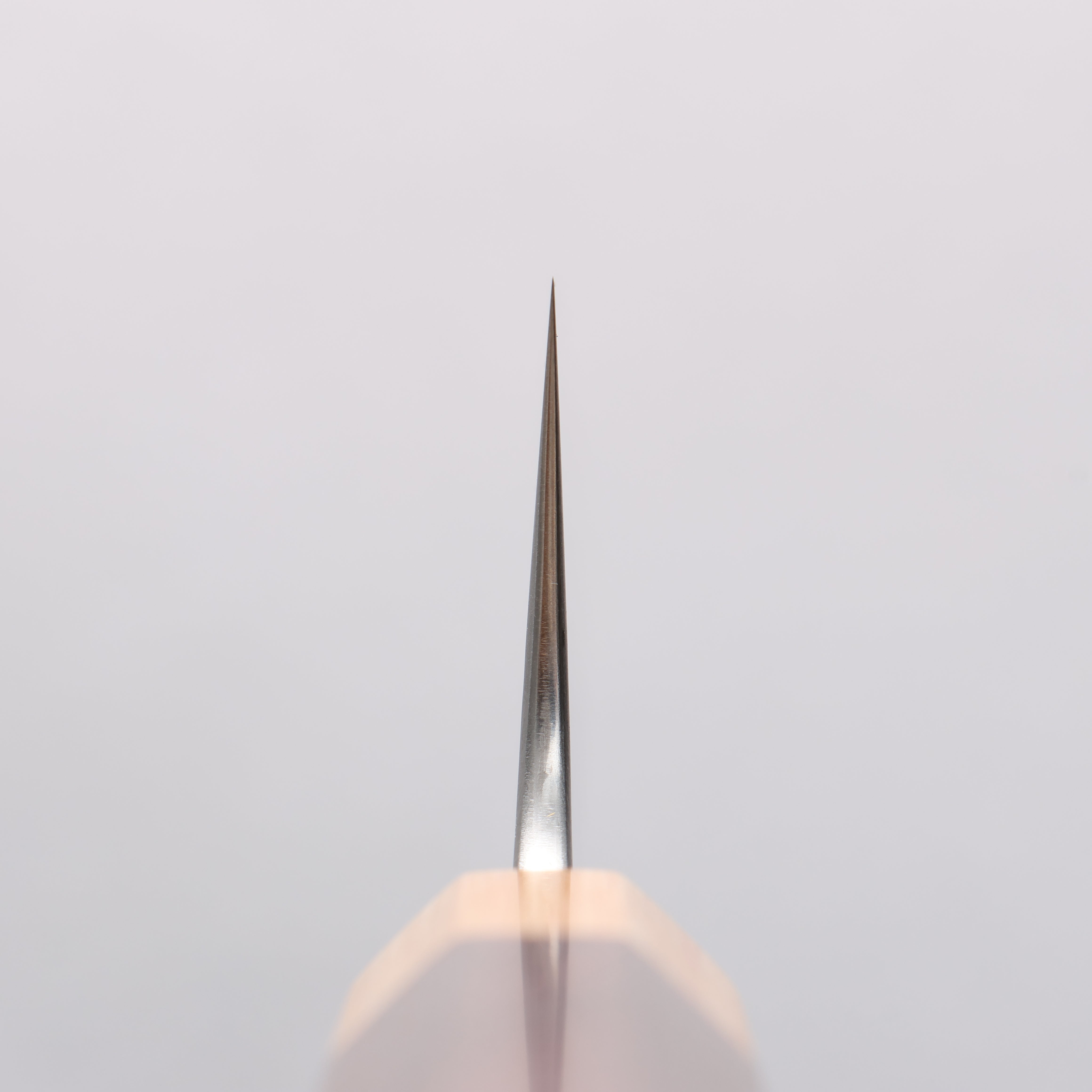 Yoshimi Kato Silver Steel No.3 Hammered(Maru) Santoku 170mm Honduras (ferrule: White Pakka wood) Handle - Seisuke Knife
