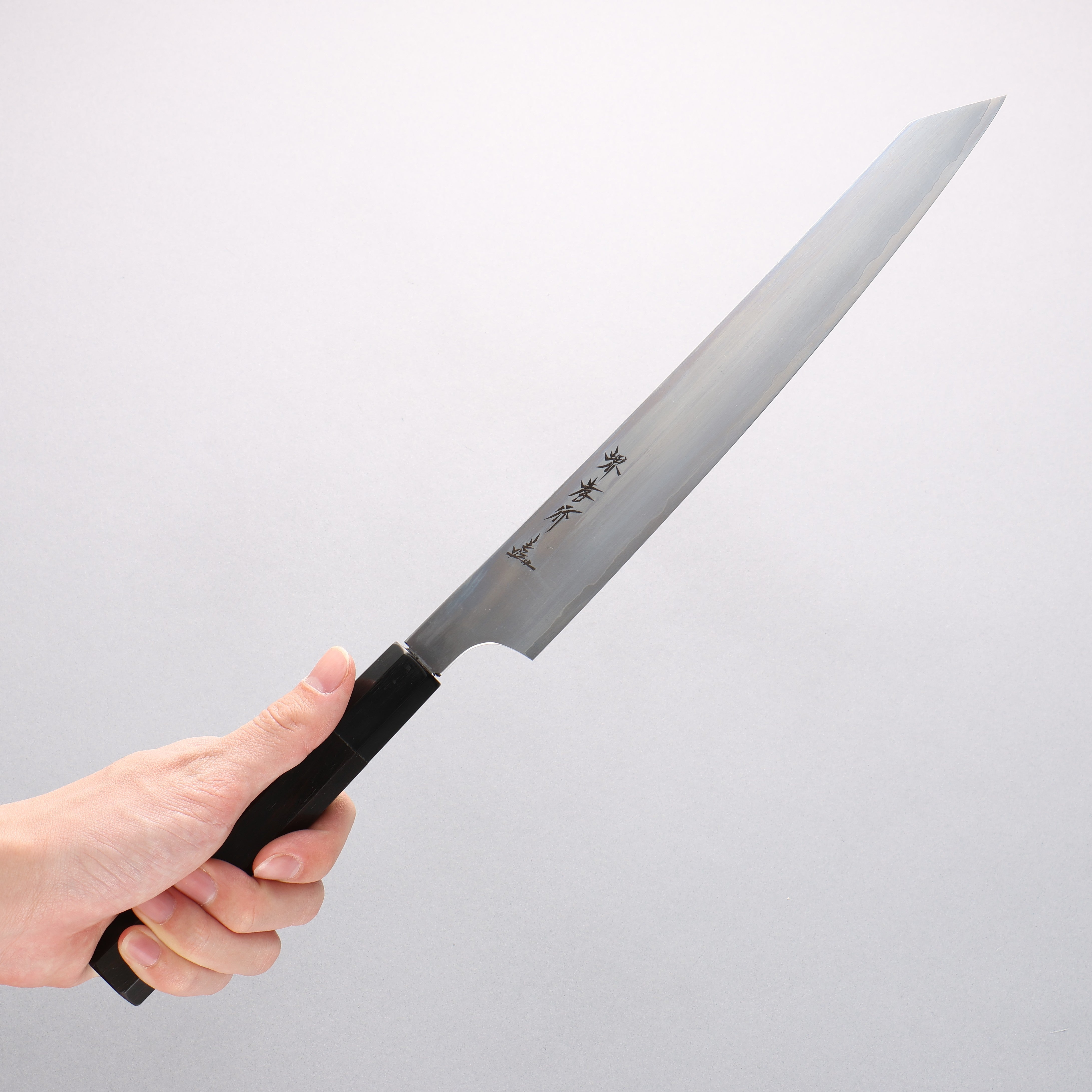 Sakai Takayuki Hien Silver Steel No.3 Kengata Sujihiki 270mm Ebony Wood Handle - Seisuke Knife