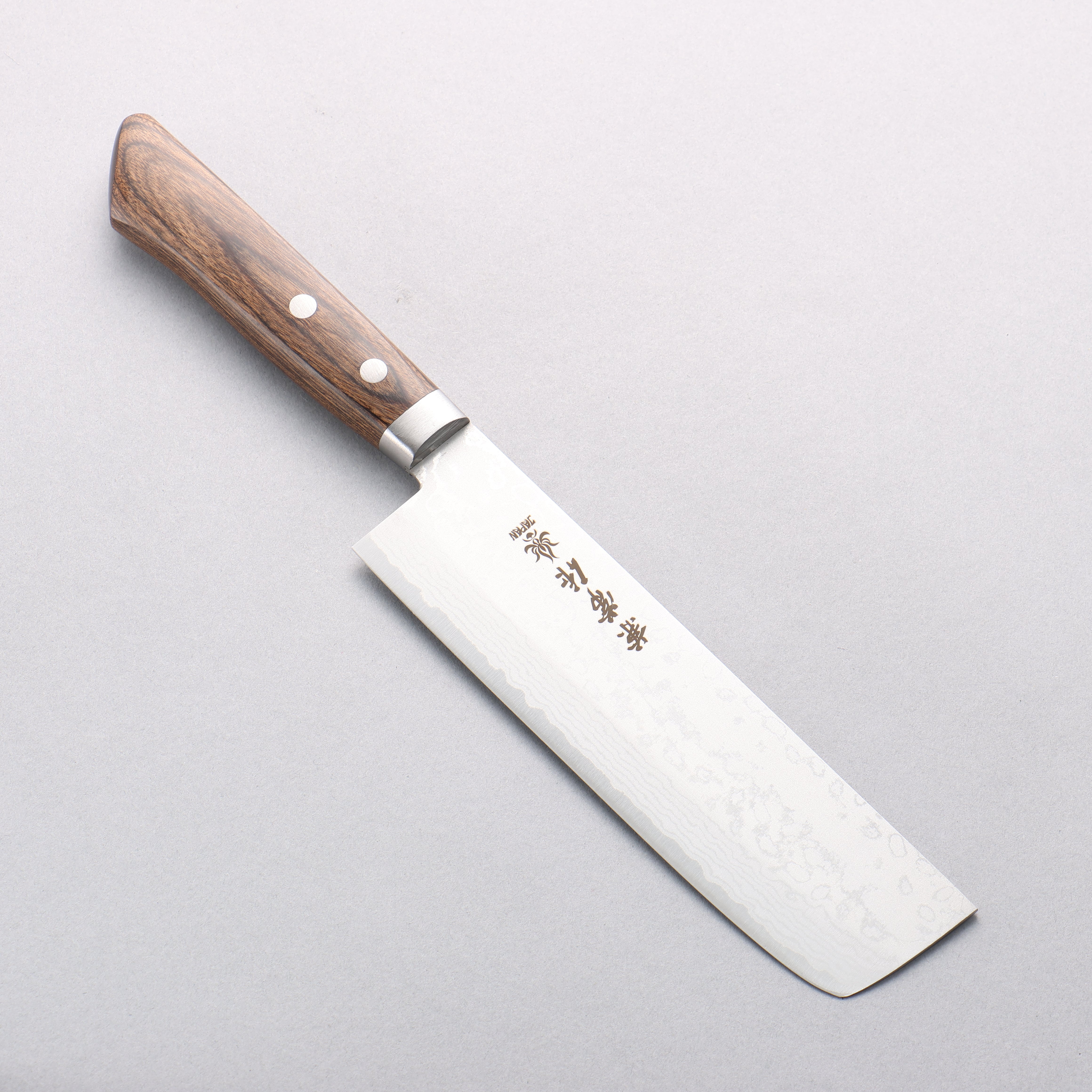 Kanetsune Sairyu VG10 Damascus Usuba 165mm Ash Wood Handle - Seisuke Knife