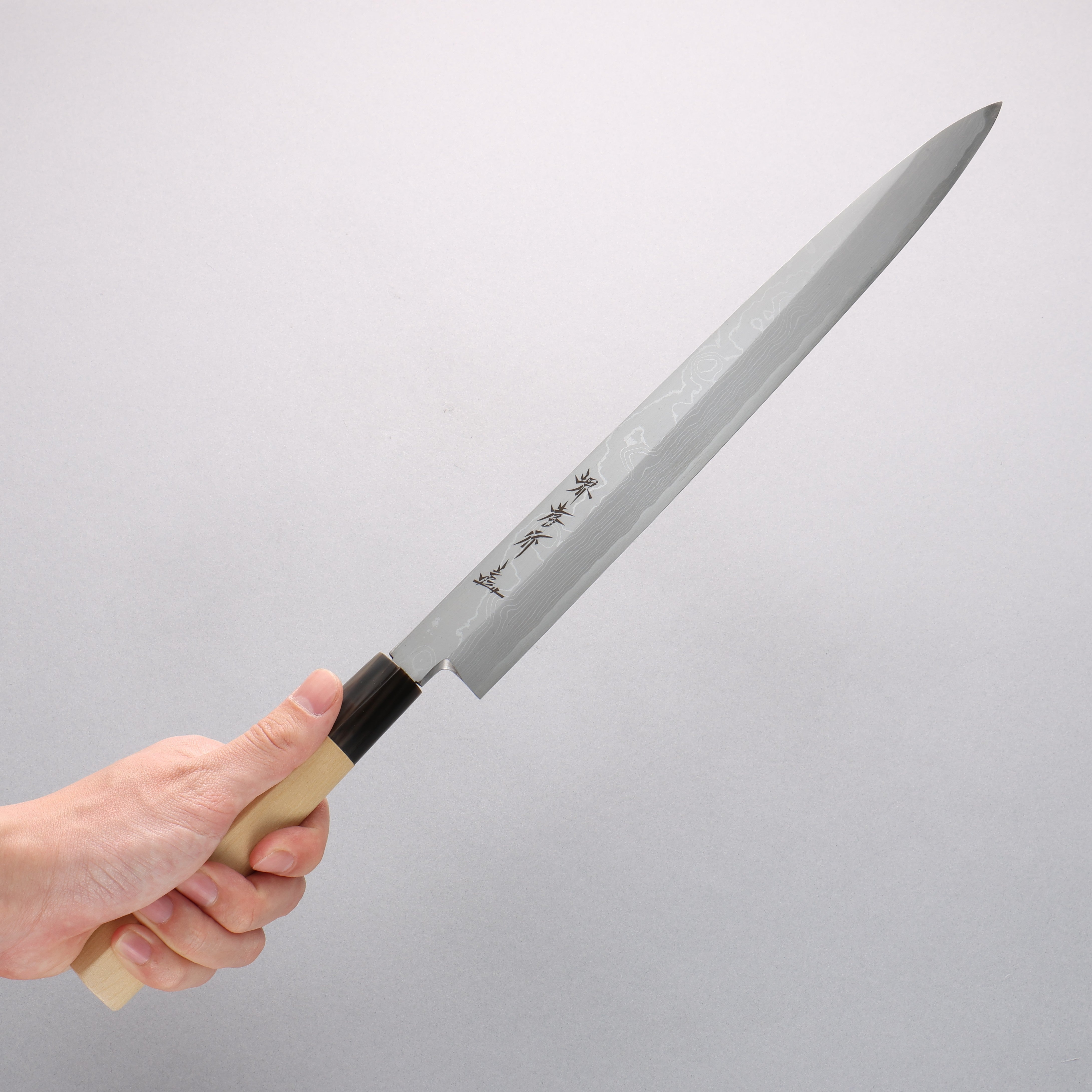 Sakai Takayuki Uzushio White Steel No.2 Yanagiba Magnolia Handle - Seisuke Knife
